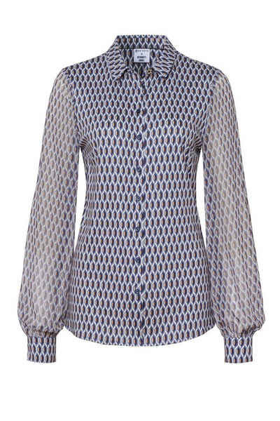 Desoto Shirtbluse »DESOTO Damen Bluse Pia mit Alloverprint und transparenten Ärmeln - 58585-2«