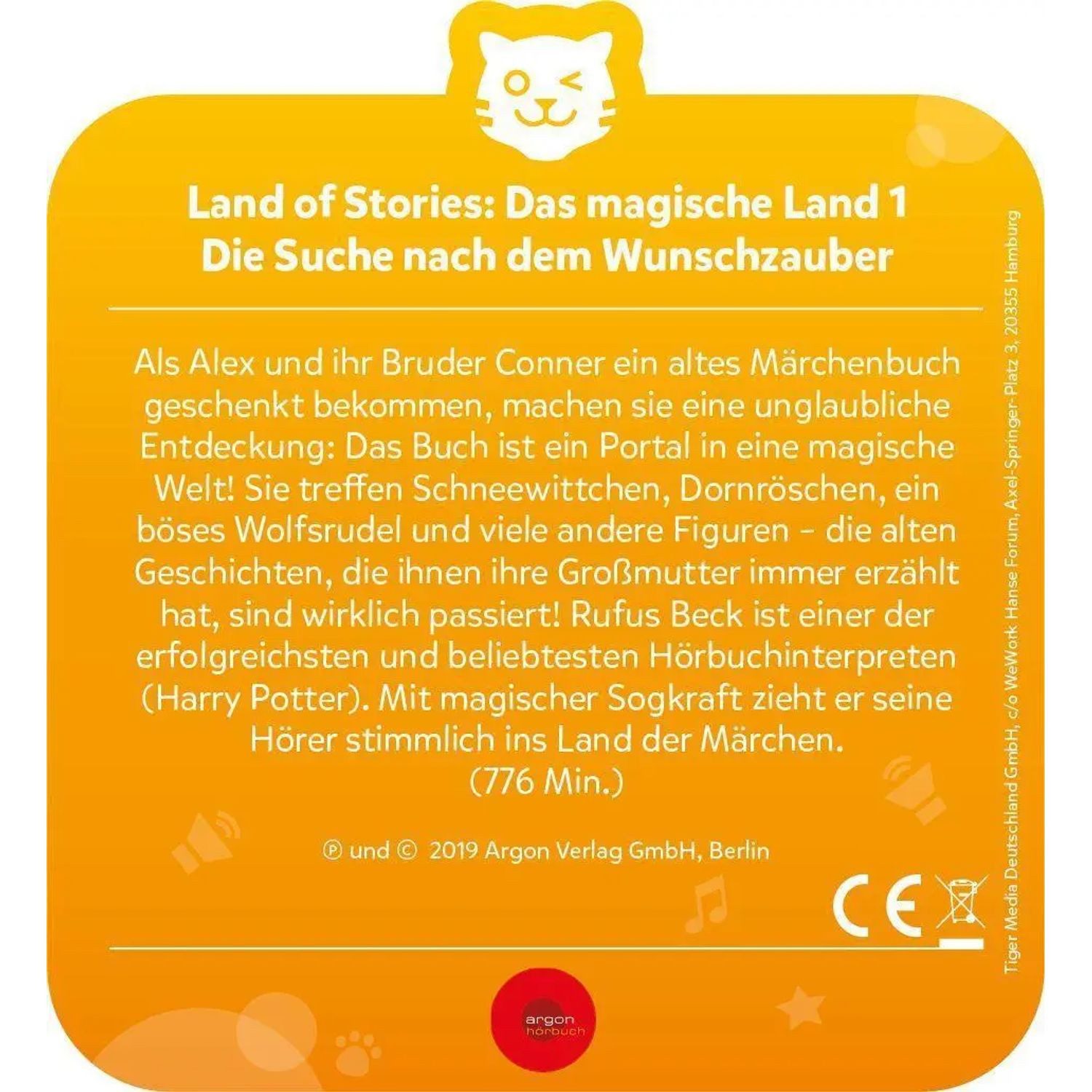 Tiger Media Deutschland GmbH Hörspiel tigercard - Land of Stories: Das magische Land 1  Die Suche nach...