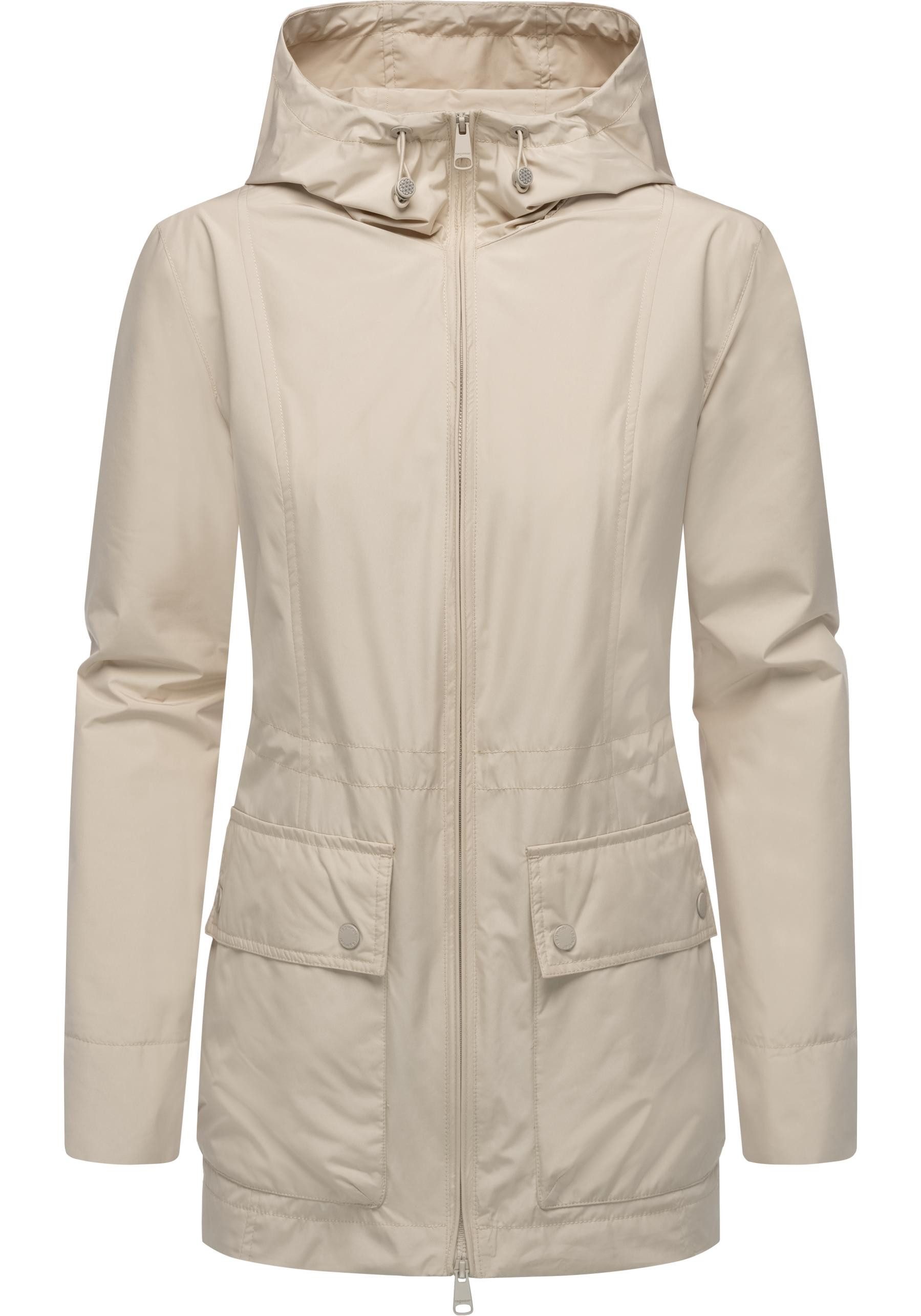 Ragwear Funktionsjacke Monadetta A Wasserdichte und atmungsaktive Übergangsjacke mit Kapuze