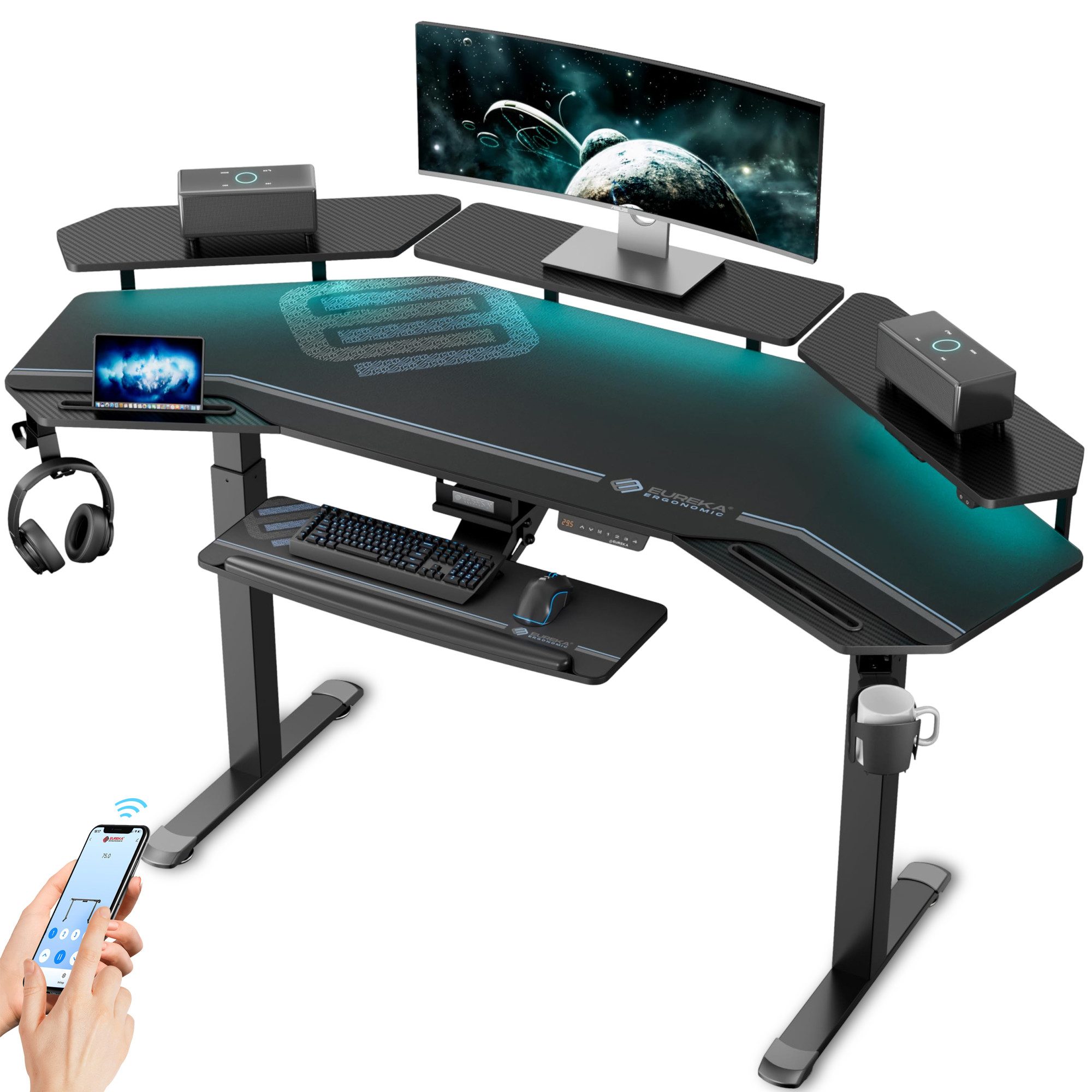 EE EUREKA ERGONOMIC Schreibtisch Elektrischer Großer günstig online kaufen