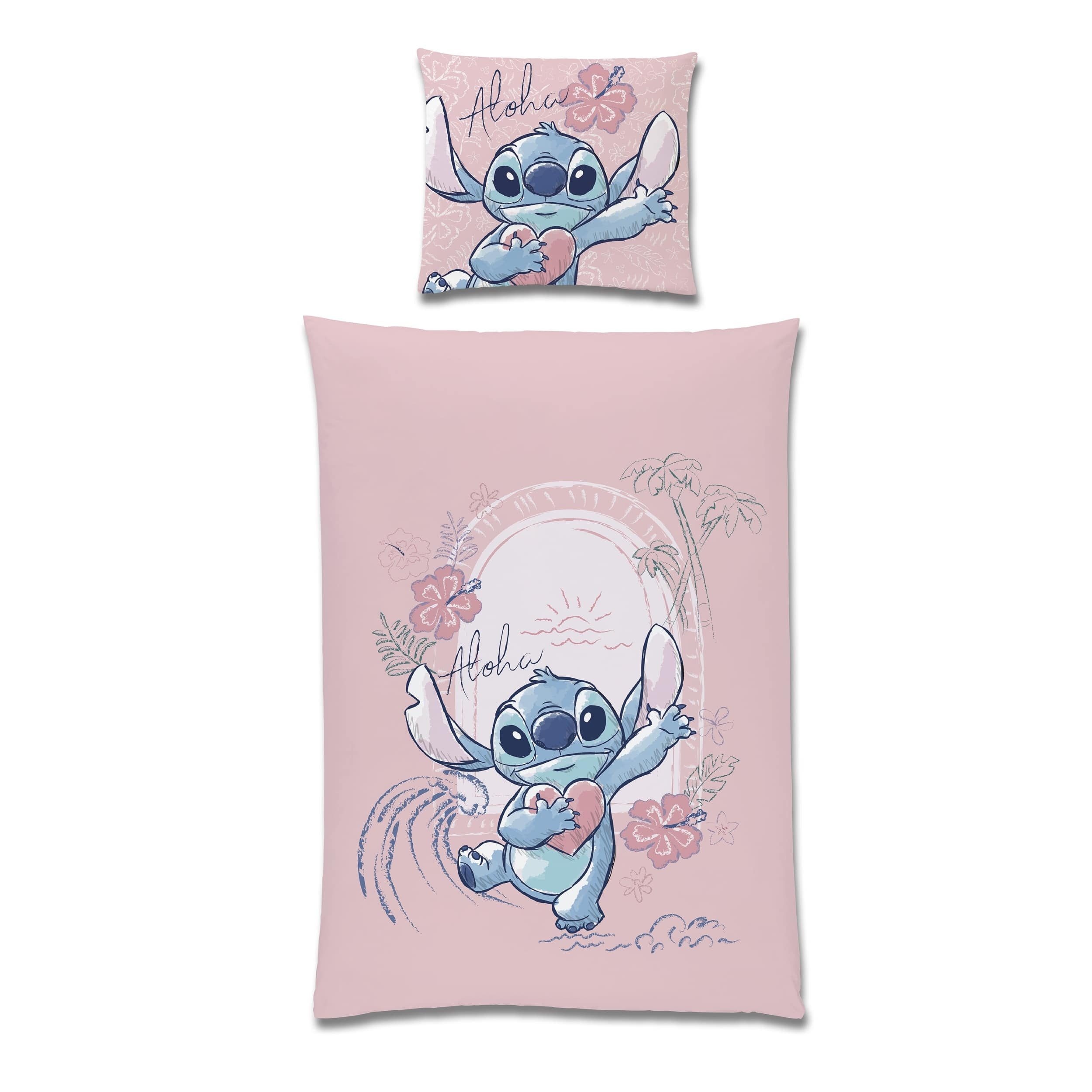 Familando Kinderbettwäsche Lilo und Stitch "Aloha" günstig online kaufen