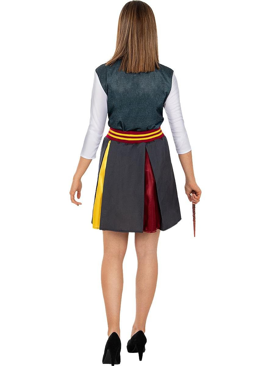 Funidelia Zauberer-Kostüm Harry Potter – Gryffindor Rock, Hogwarts-Rock mit dem Wappen des Hauses Gryffindor