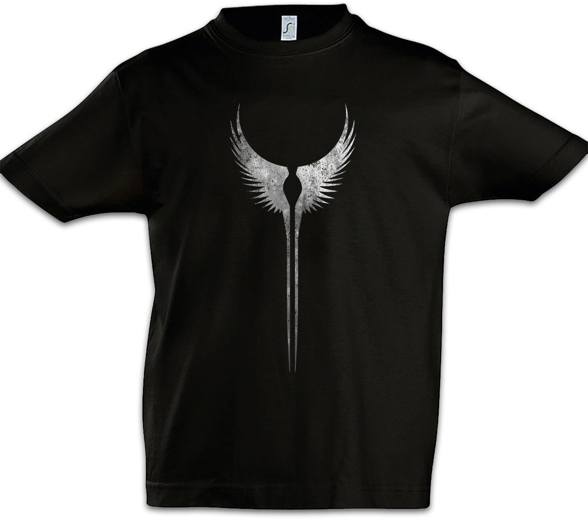 Print-Shirt Valkyrie Wings Kinder T-Shirt Walküren Flügel Walküre Walhalla Vikings