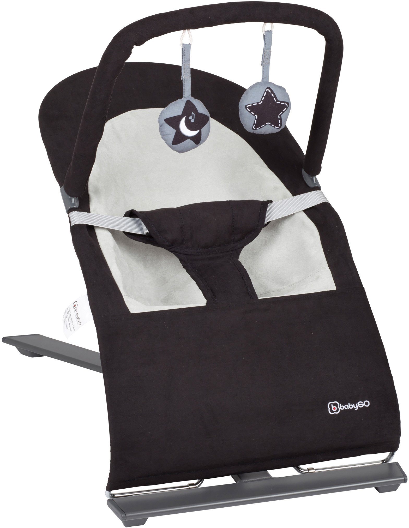 Image of BabyGo Babywippe »Fancy, black«
