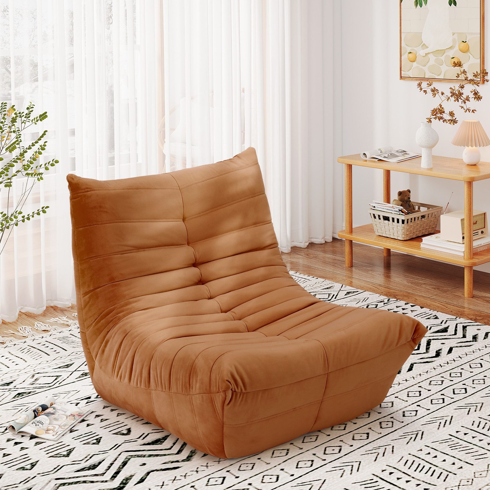 ToteBox Loungesofa Wildleder Lesesessel XXL mit günstig online kaufen