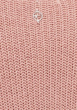 Tamaris Strickpullover mit Knopfdetail