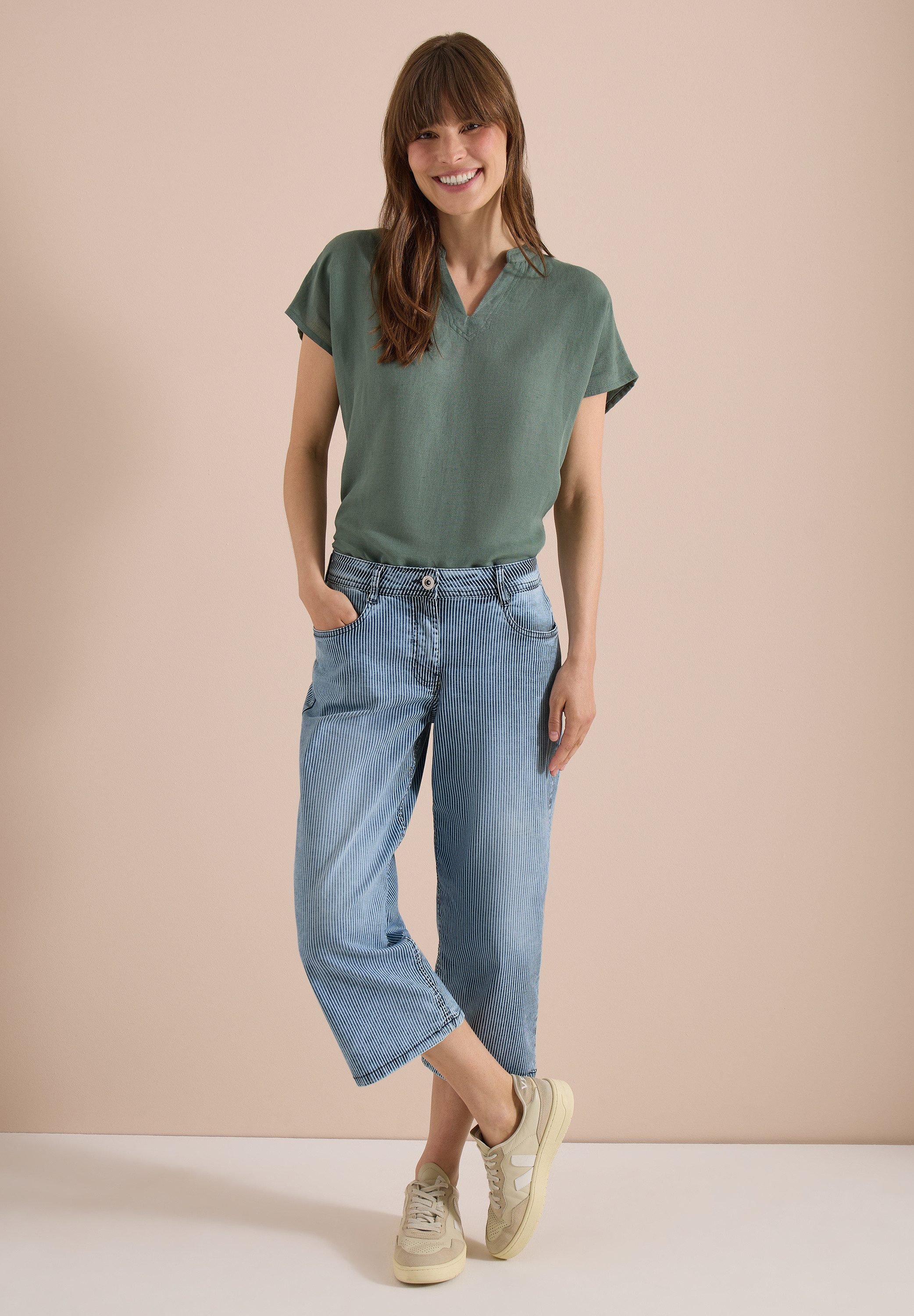 CECIL Loose-fit-Jeans mit Wide Legs – Bild 4 von 5