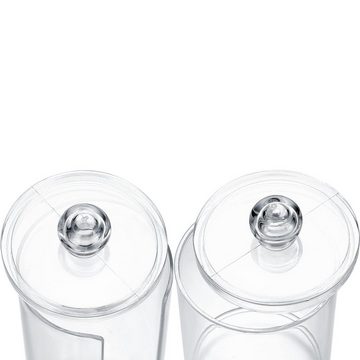 Rnemitery Wattestäbchenspender Wattepadspender, Wattestäbchen Behälter für Badezimmer 3 Stk, (3-tlg)