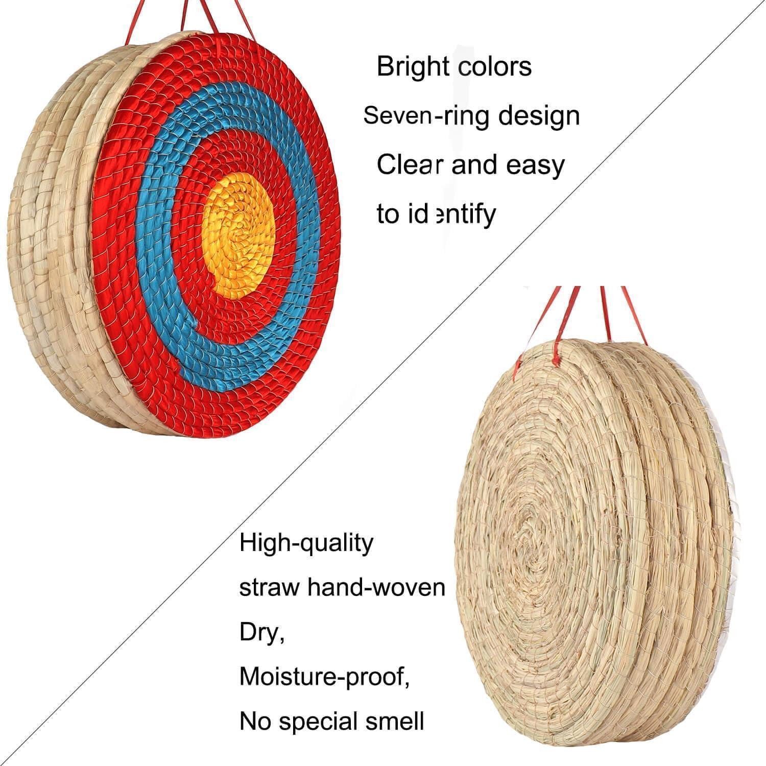 LuxusKollektion Zielscheibe Zielscheibe Bogenschießen Strohbogenziel Recurve L Red 7 Layers