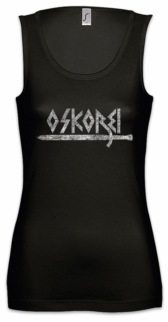 Tanktop Oskorei Ärmelloses Damen T-Shirt Odins Odhins Jacob Grimm Vikings