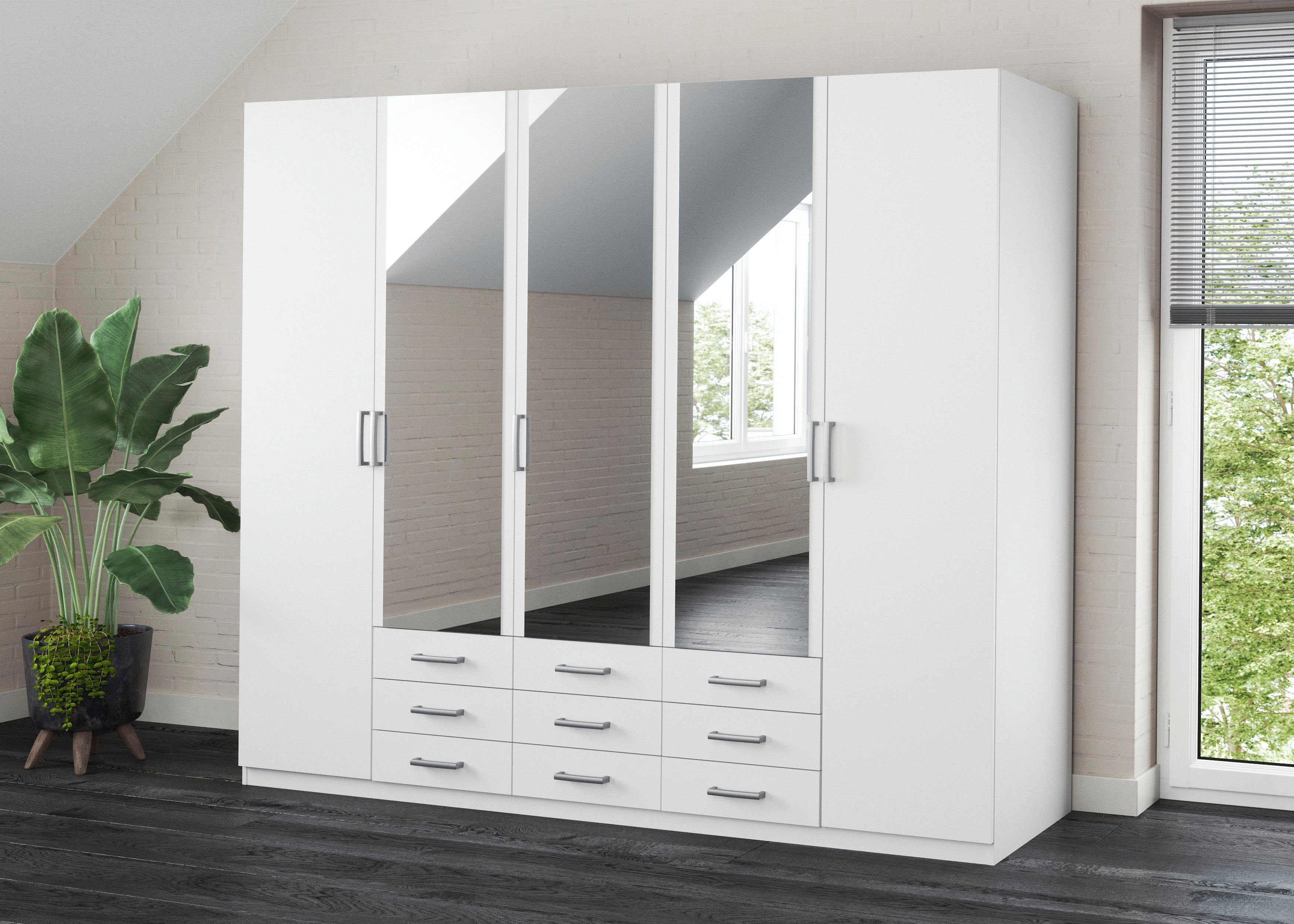 priess Kleiderschrank "Amsterdam", mit oder ohne LED-Beleuchtung günstig online kaufen