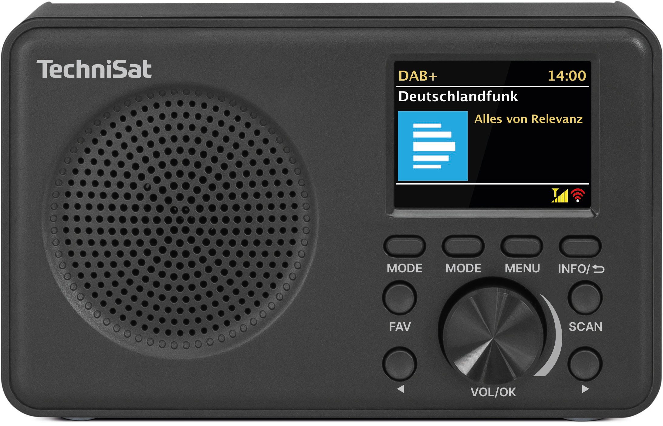 TechniSat VIOLA 2 C BT Digitalradio (DAB) (Digitalradio (DAB), FM-Tuner mit RDS, 2 W, Bluetooth, Kopfhöreranschluss, Wecker, Sleeptimer, Favoritenspeicher)