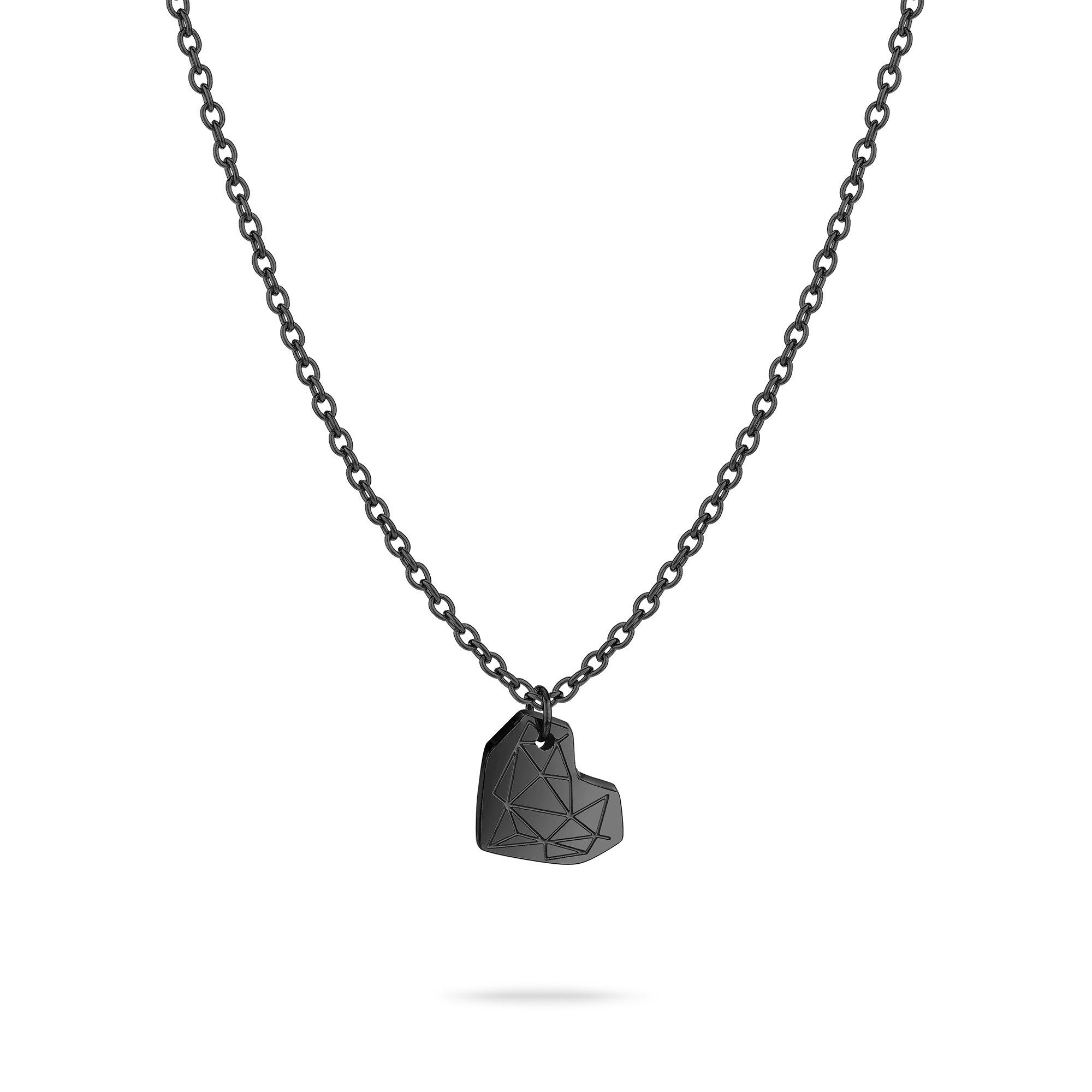 Kette mit Anhänger Broken Heart Edelstahl