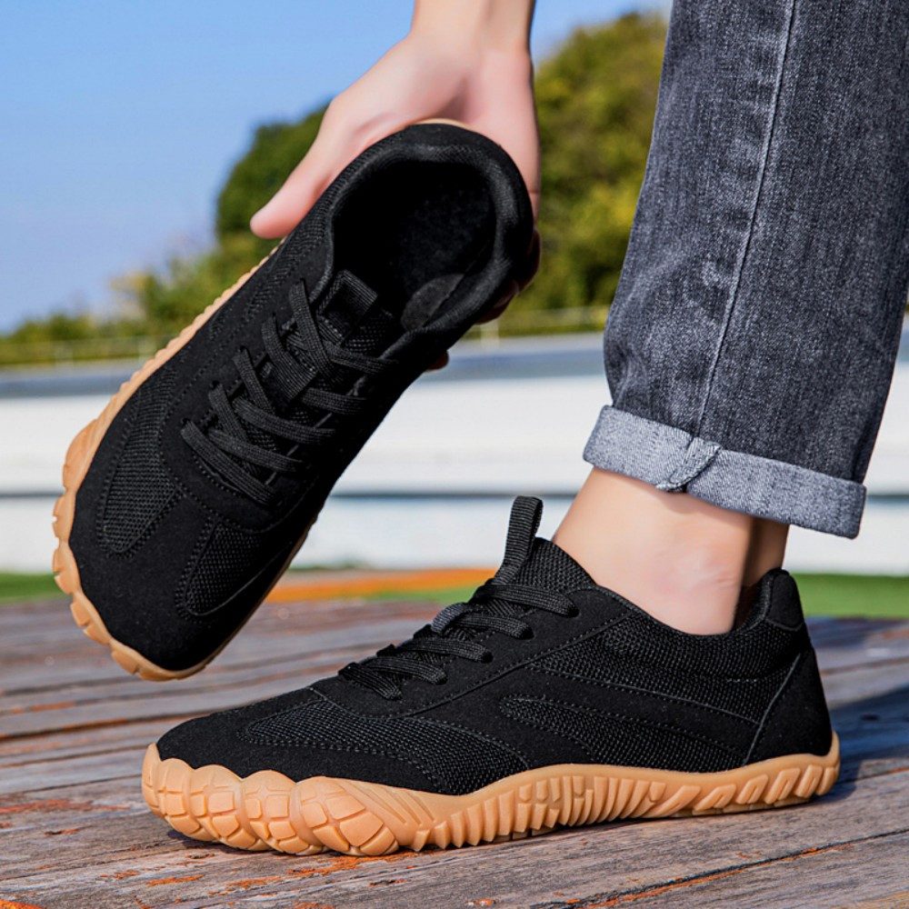 HUSK'SWARE Barfußschuh (Unisex Barfußschuhe für Paare, breite Zehenbox, leichte Freizeitschuhe, Unisex Barfußschuhe für Paare, breite Zehenbox, leichte Freizeitschuhe) rutschfeste Wanderschuhe, Fitnessschuhe für Alltag und Outdoor