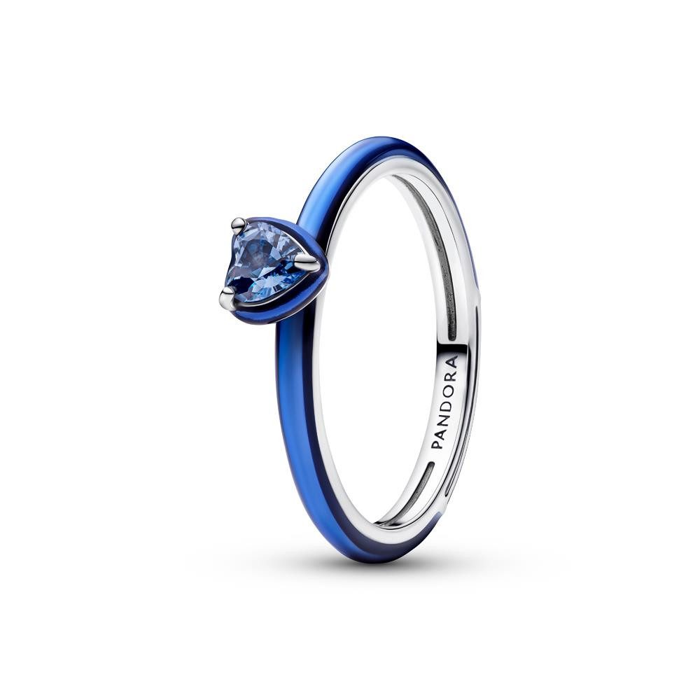 Pandora Fingerring PANDORA Blaues Chakra Damenring, Sterlingsilber, ME