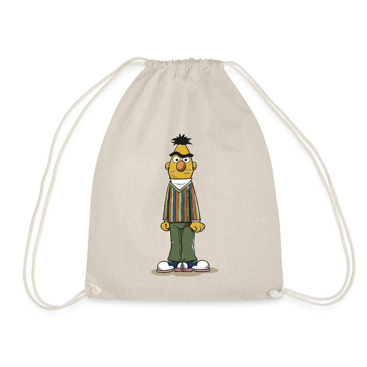 Spreadshirt Turnbeutel Sesamstraße Bert wütend Turnbeutel (1-tlg)