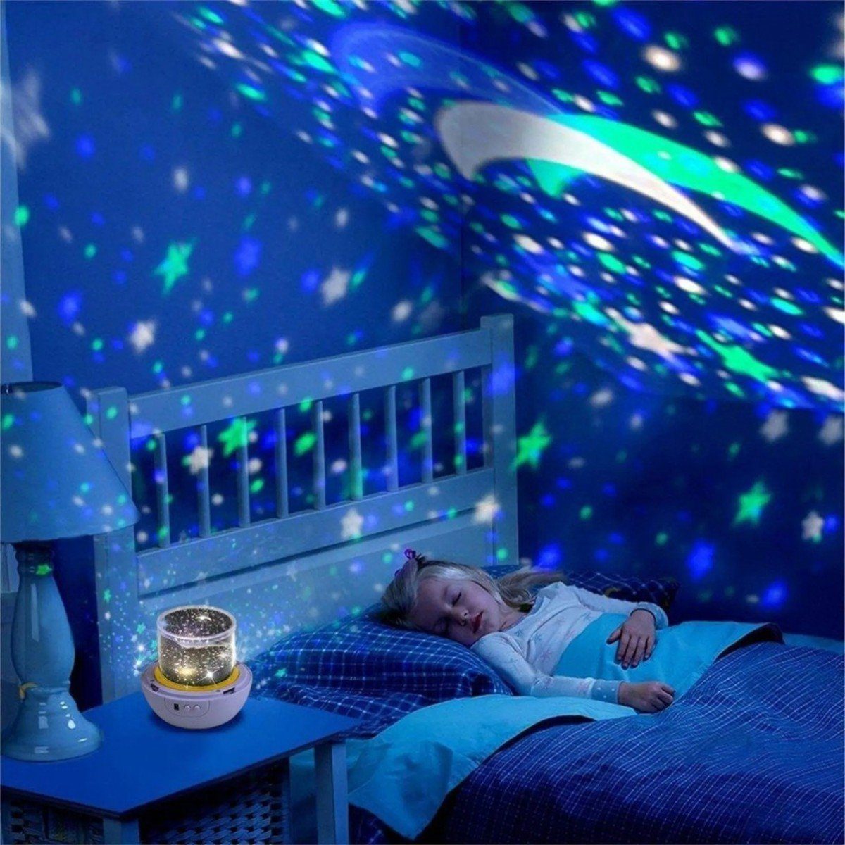 DOPWii Sternenhimmel,Lampe LED Projektor Geschenk Filmes 6 für Nachtlicht Nachtlicht