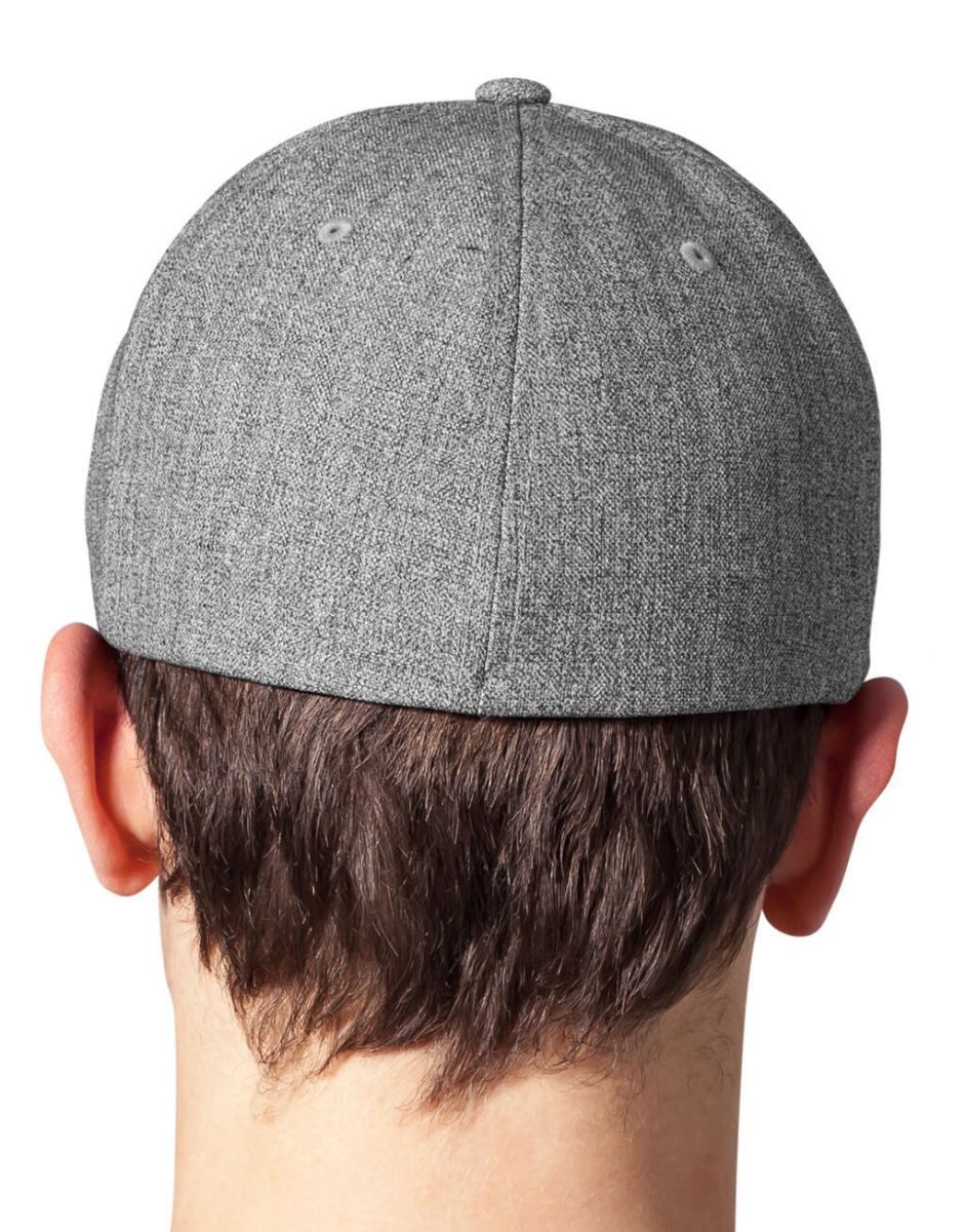 Flexfit Baseball Cap Plain Span Flexfit / Schwarze Schirmunterseite