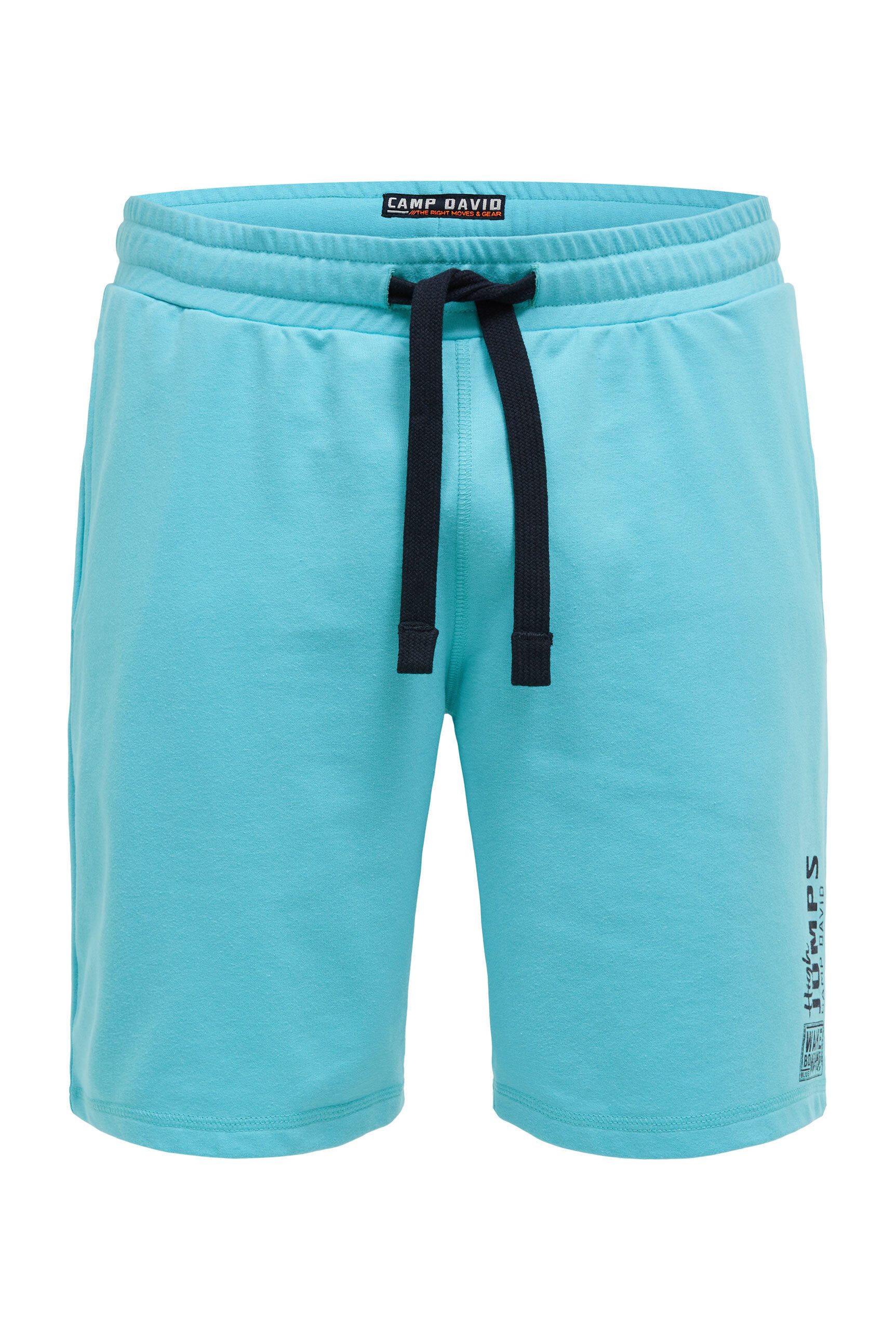 CAMP DAVID Sweatshorts mit Elastikbund & seitlichen Taschen