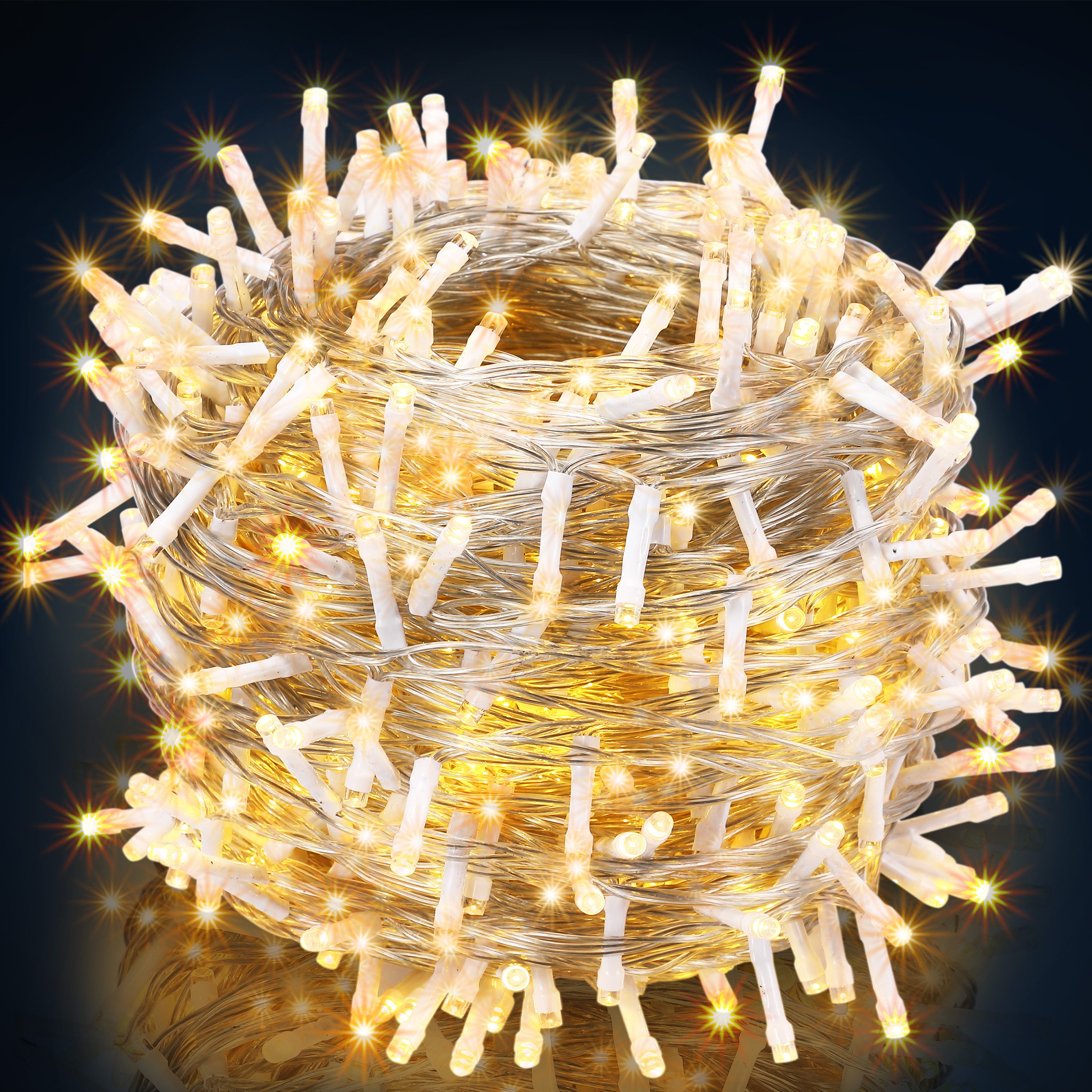 monzana Lichterkette, 200 / 400 / 600 LEDs warmweiß / kaltweiß / bunt IP44 günstig online kaufen