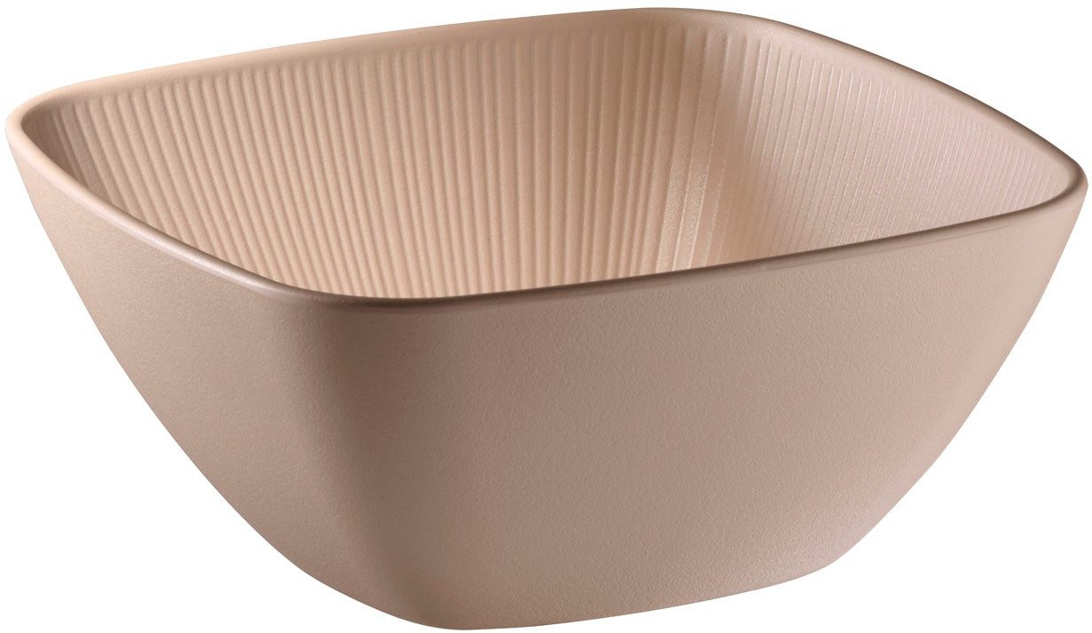 APS Schale Schüssel "NERO", 3,5 Liter, 25 x 25 cm, Höhe 11 cm, Melamin, (1-tlg), aus Melamin