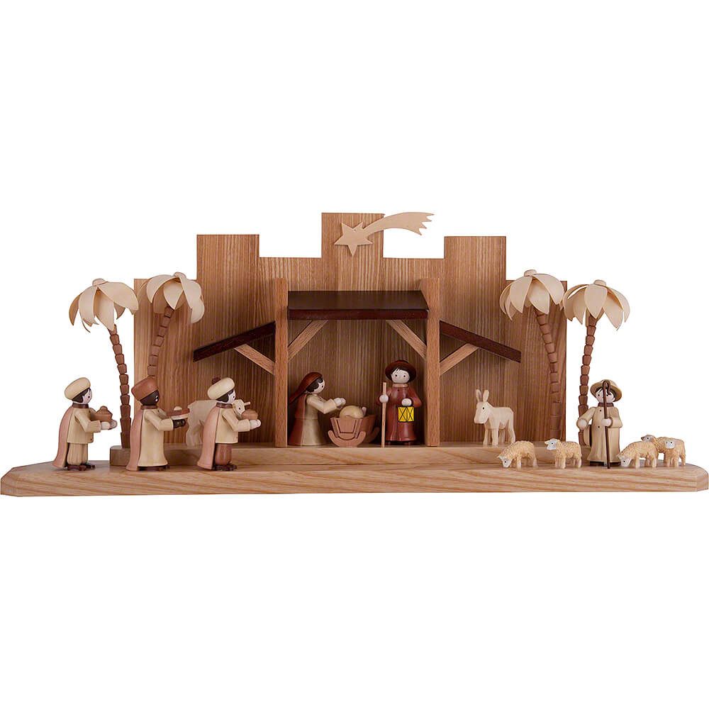 Volkskunstwerkstatt Romy Thiel Dekofigur Thiel-Figuren Krippe - natur (18cm) von Romy Thiel