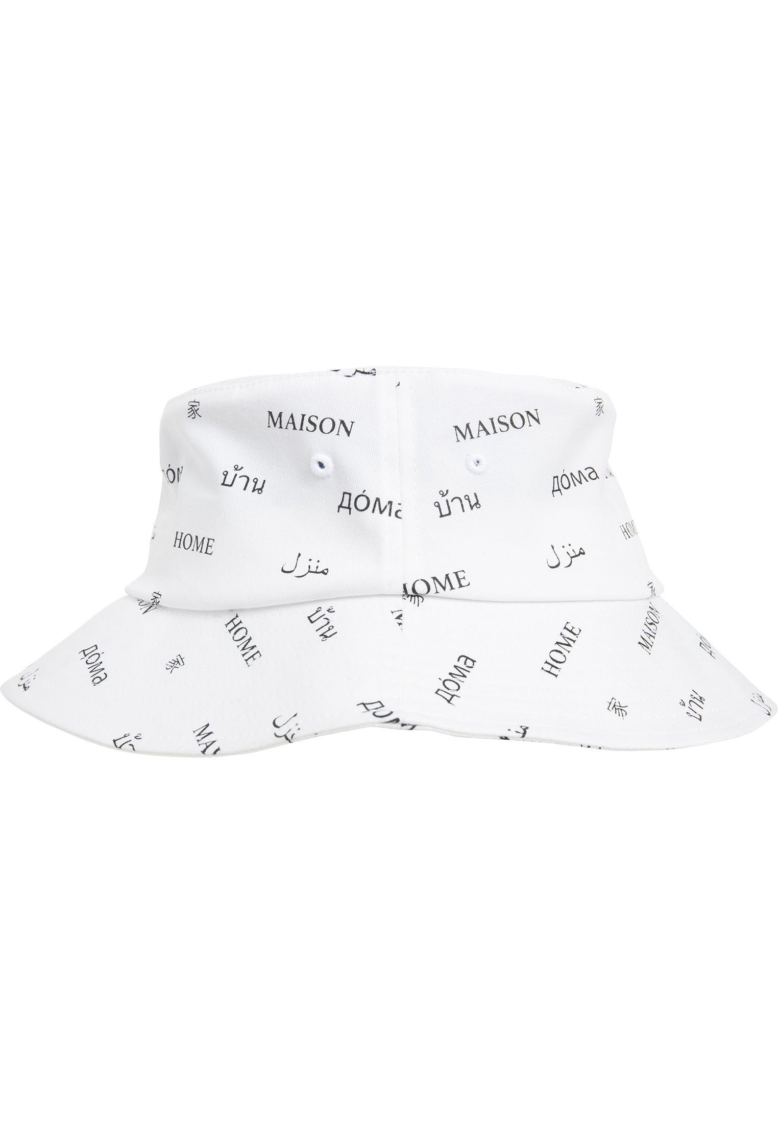 Maison Bucket MisterTee Flex Cap white Herren Hat