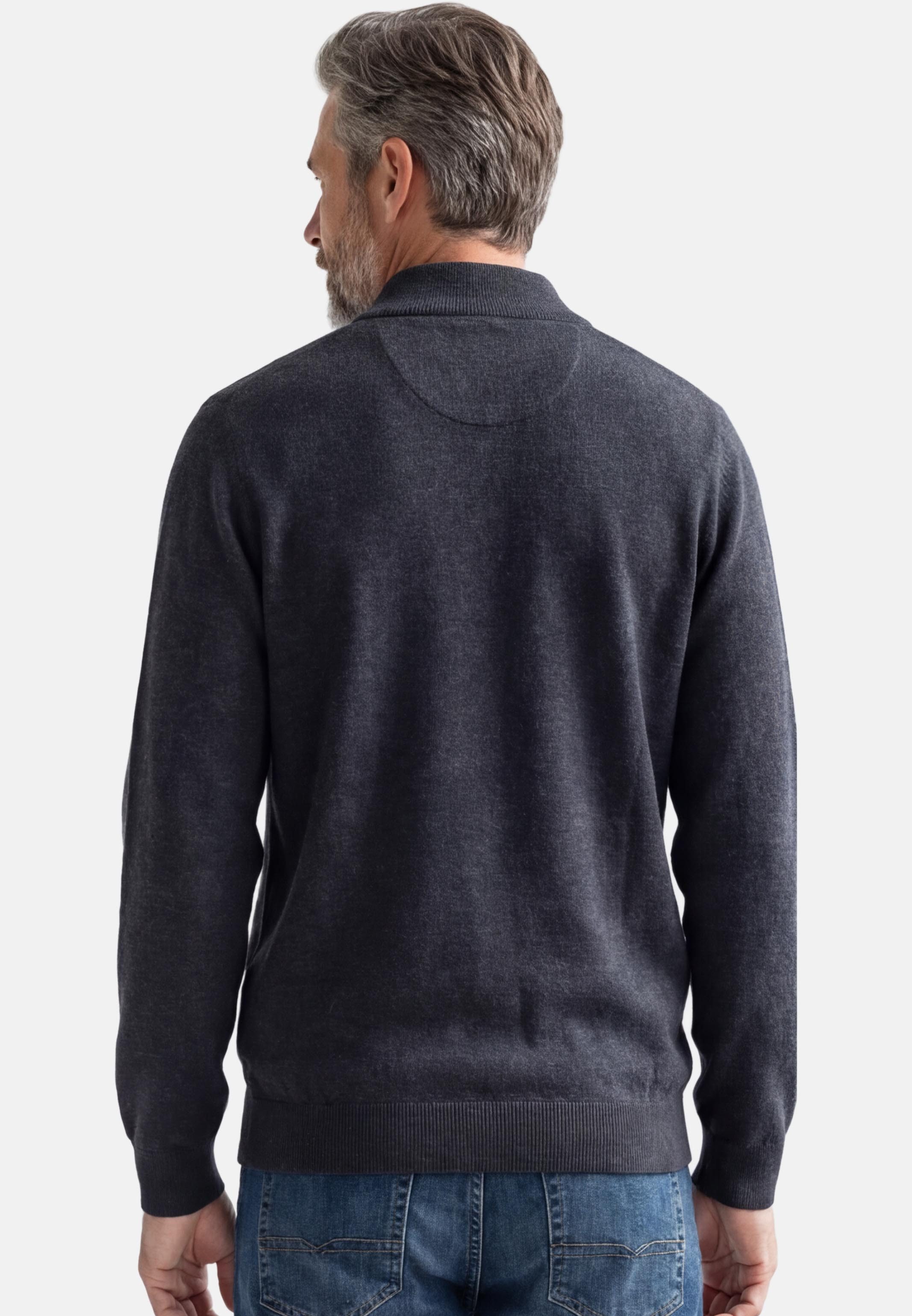 Redmond Strickjacke Basic (1-tlg) Strickjacke - Baumwolle - Atmungsaktiv - Weicher Feinstrick