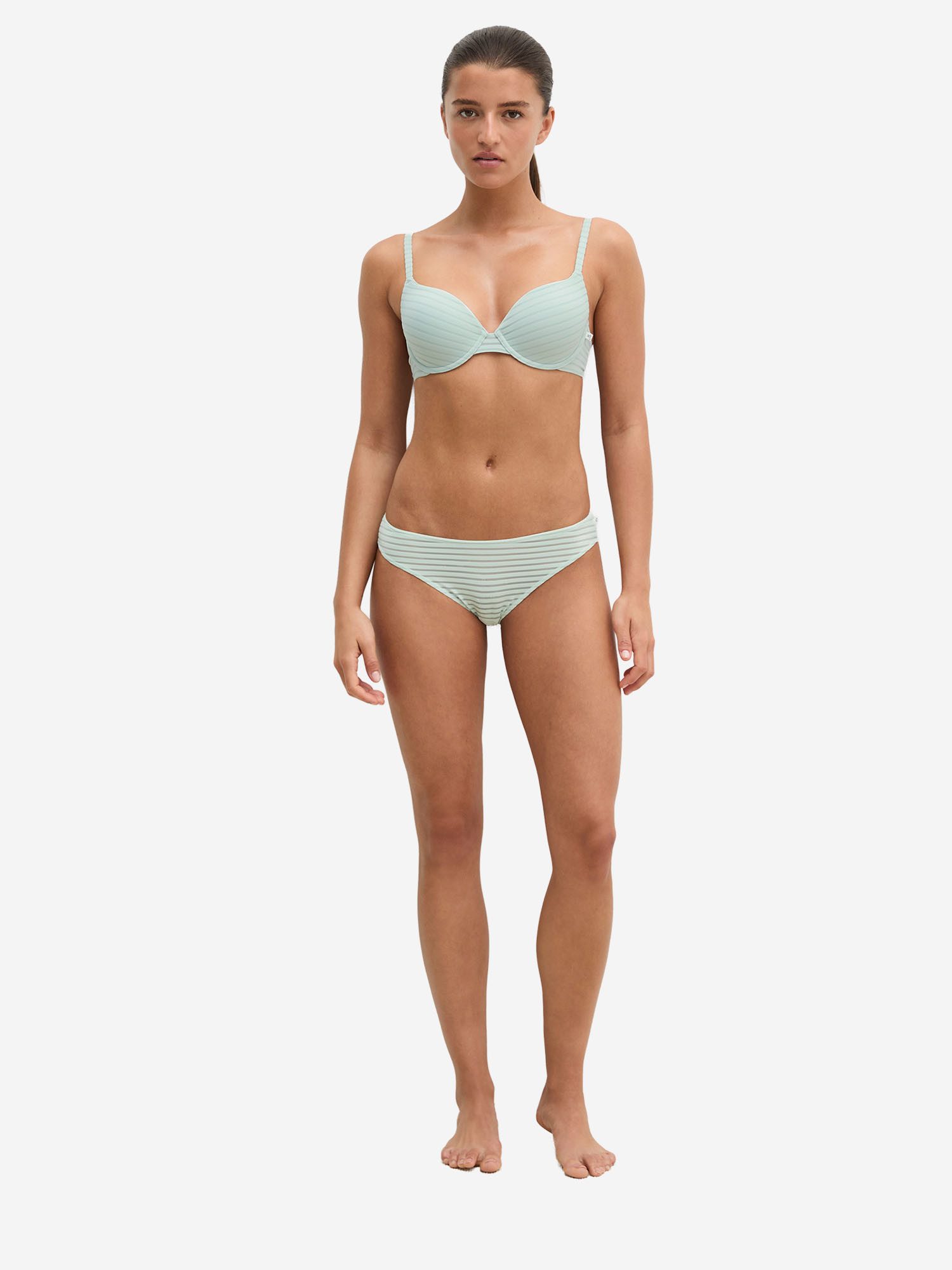 Marc O'Polo Bügel-BH Second Skin Jacquard Underwire BH, Stützender BH, BH mit Bügel