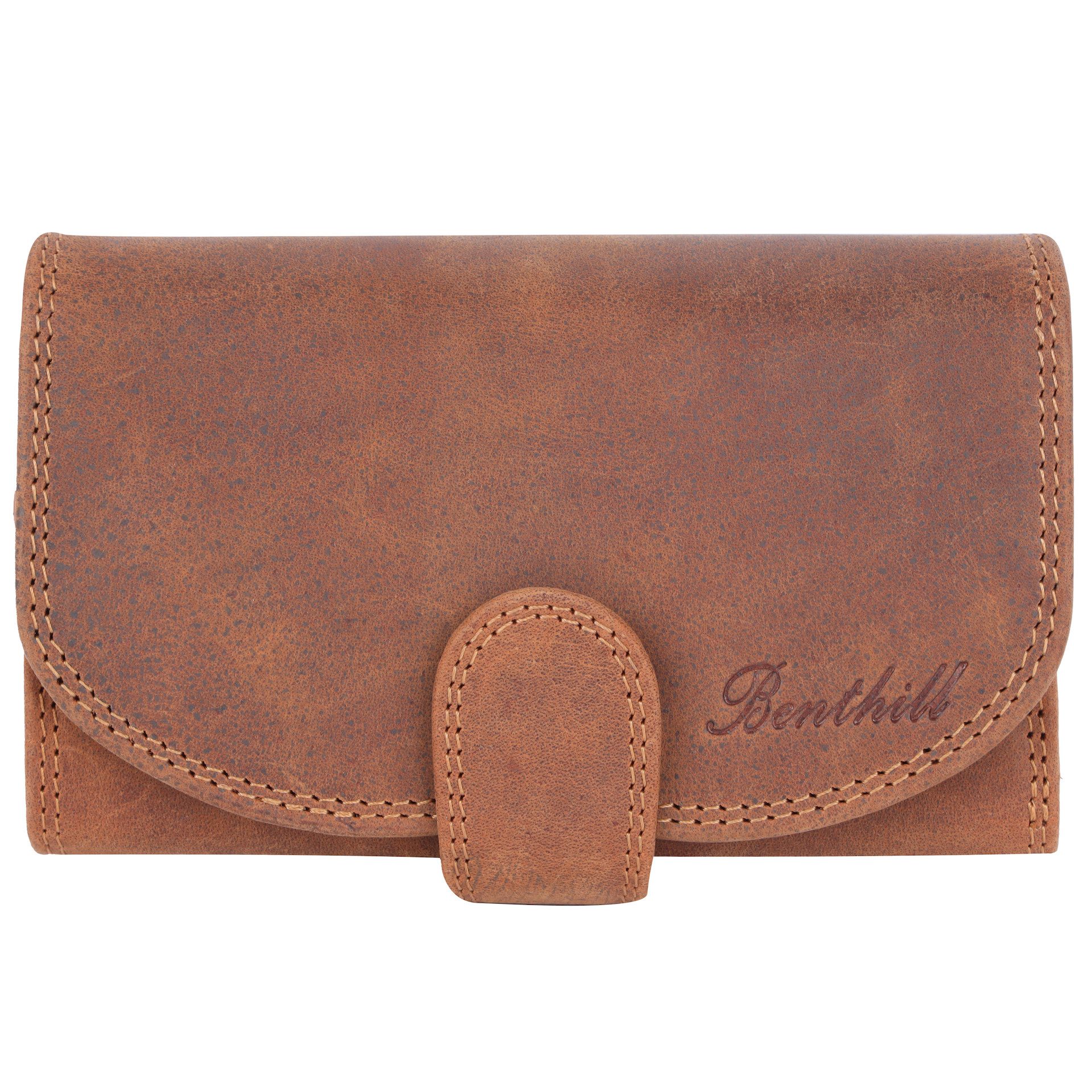 Benthill Geldbörse Damen Echt Leder Portemonnaie RFID Portmonee Vintage vie günstig online kaufen