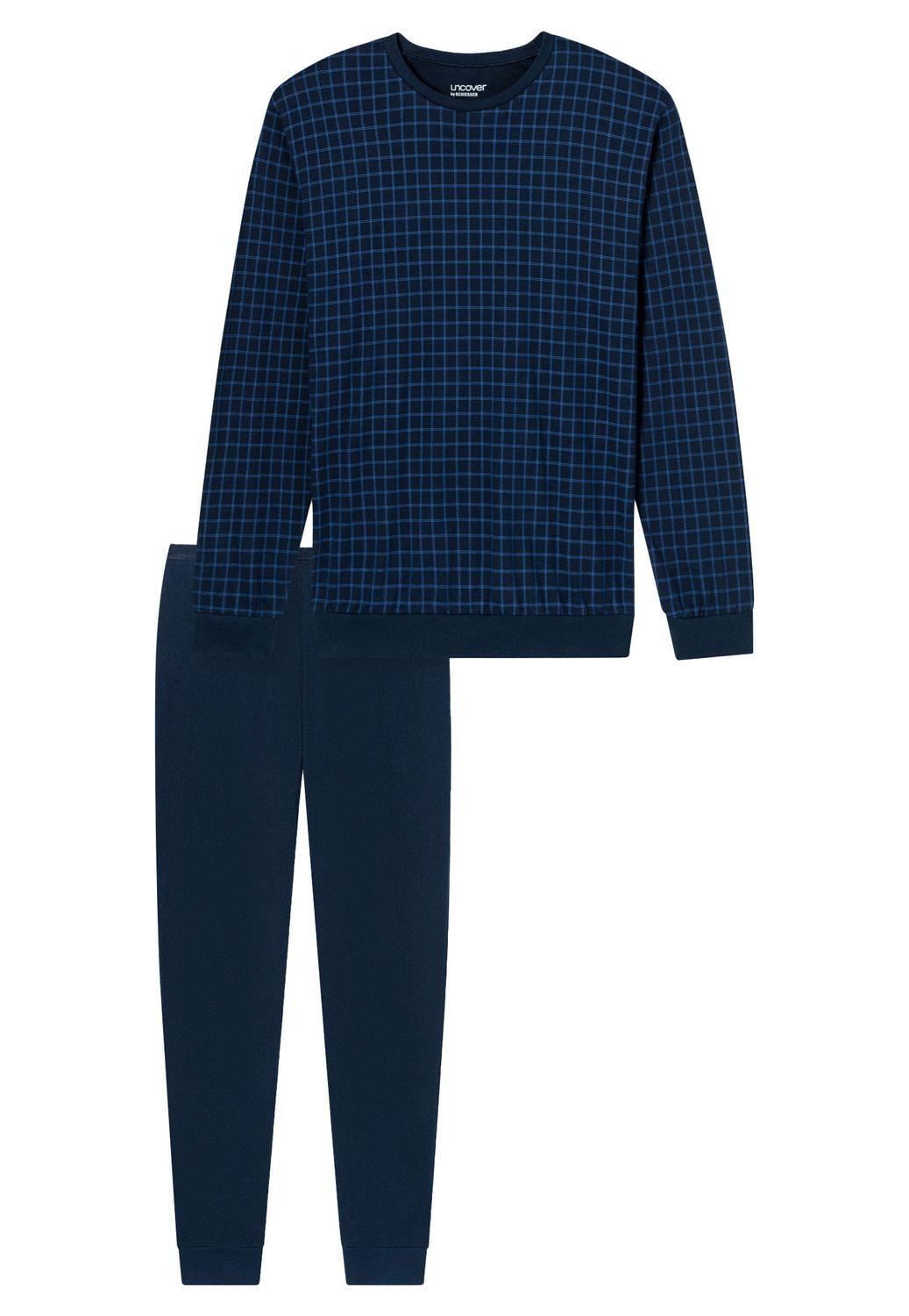 uncover by SCHIESSER Pyjama Nightwear (1 tlg) lang, Rundhals-Ausschnitt günstig online kaufen