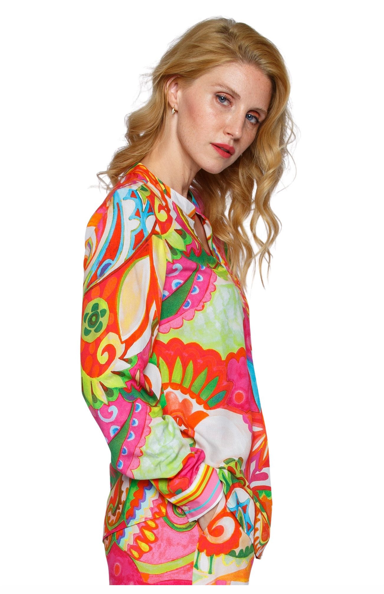 Emily Van Den Bergh Schlupfbluse Damenbluse 8158