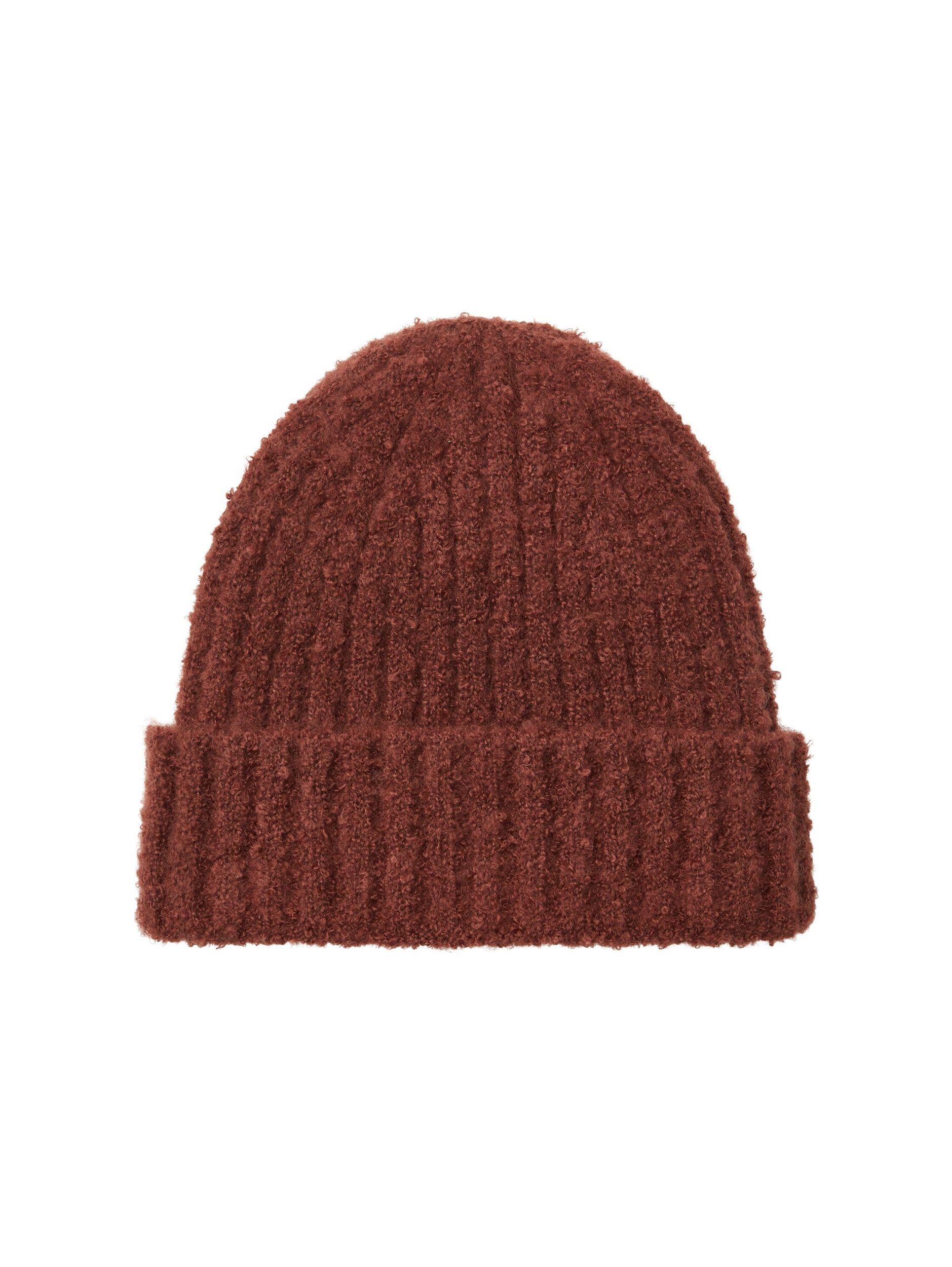 TOM TAILOR Schirmmütze Beanie boucle rib