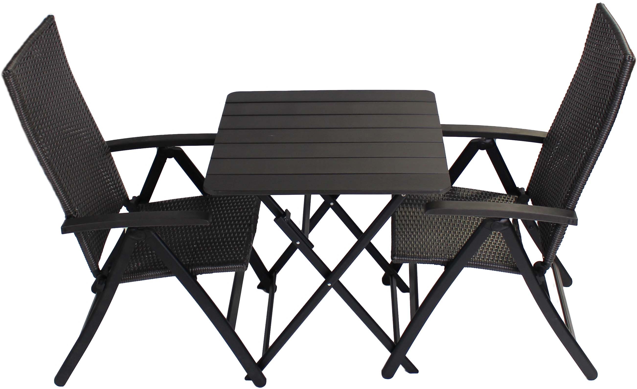 DM-Handel Balkonset Balkonset 3Tlg. Klappstühle Klapptisch günstig online kaufen