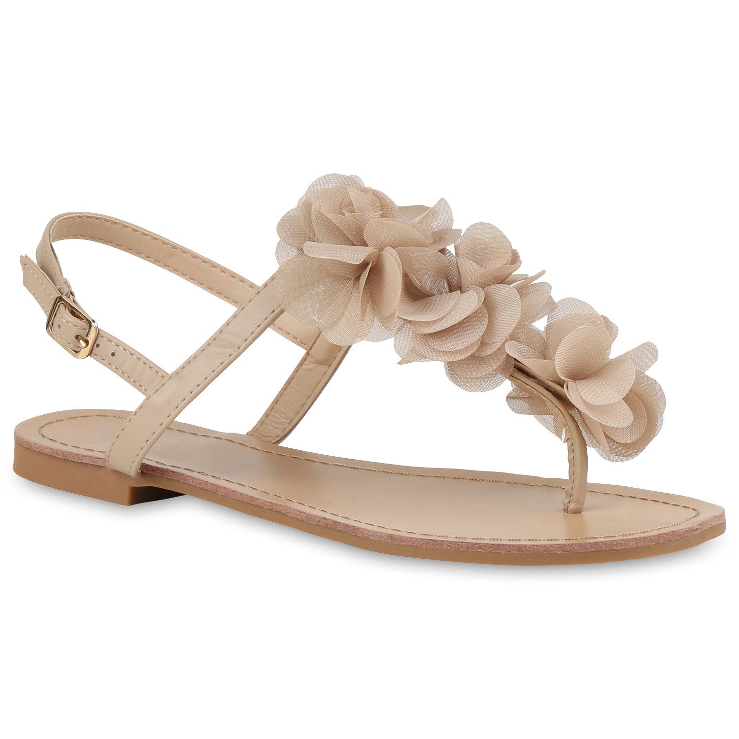 VAN HILL 810035 Шлепанцы Modische Damen Сандалии Blumen Шлепанцы Sommer