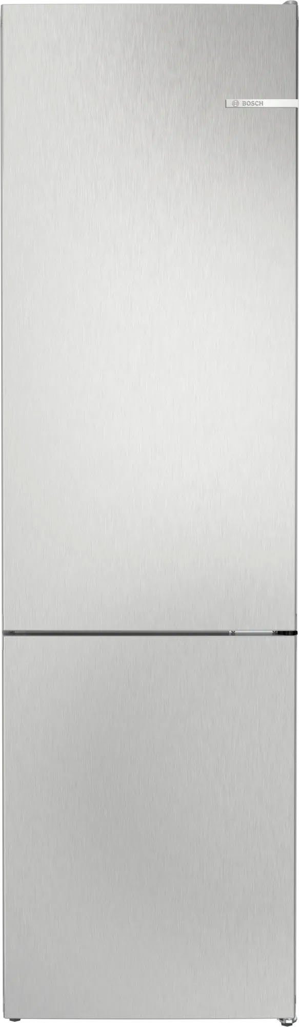BOSCH Kühl-/Gefrierkombination Serie 4 KGN392LAF, 203 cm hoch, 60 cm breit, No Frost, VitaFresh XXL Schublade, LED-Beleuchtung, Perfect Fit