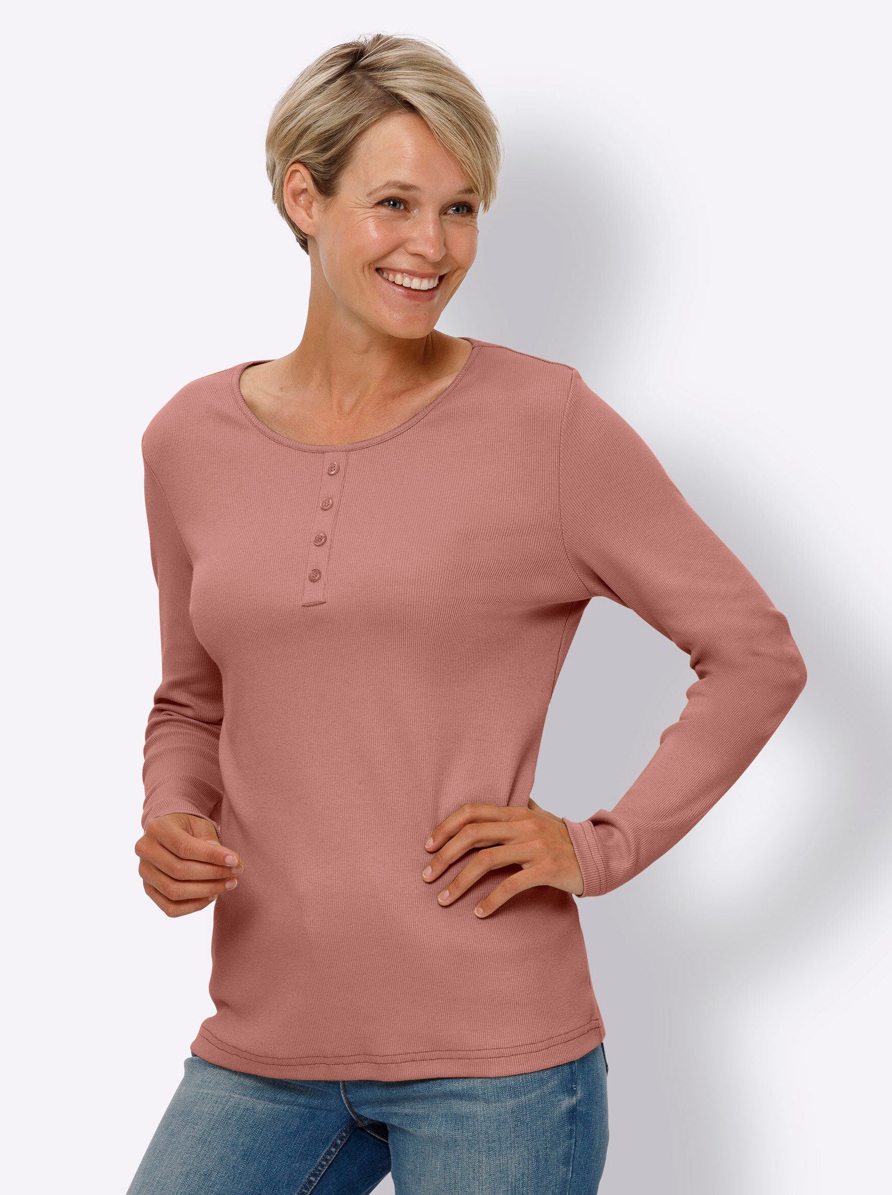 Sieh an! T-Shirt Langarmshirt günstig online kaufen