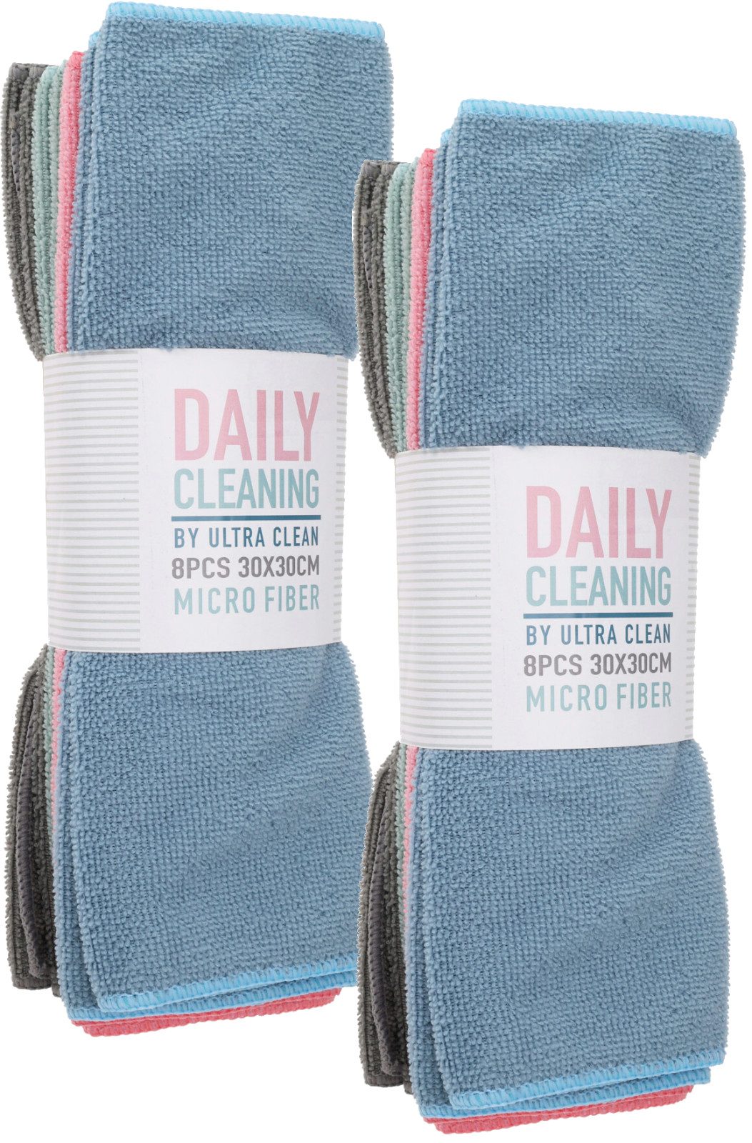 Koopman Geschirrtuch Mikrofasertuch Set Reinigungstücher 30x30 cm Bunt Küch günstig online kaufen