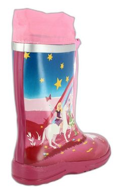 Beck Gummistiefel Wonderland Gummistiefel (wasserdichter, schmaler Stiefel, für trockene Füße bei Regen und Matschwetter) herausnehmbare Innensohle, weicher flexibler Naturkautschuk