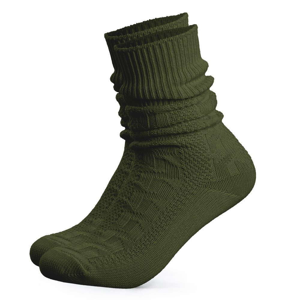 HerzSticht Trachtensocken Herren Kurze Trachtensocken 1er Pack (Modell: Enzian) (1-Paar)