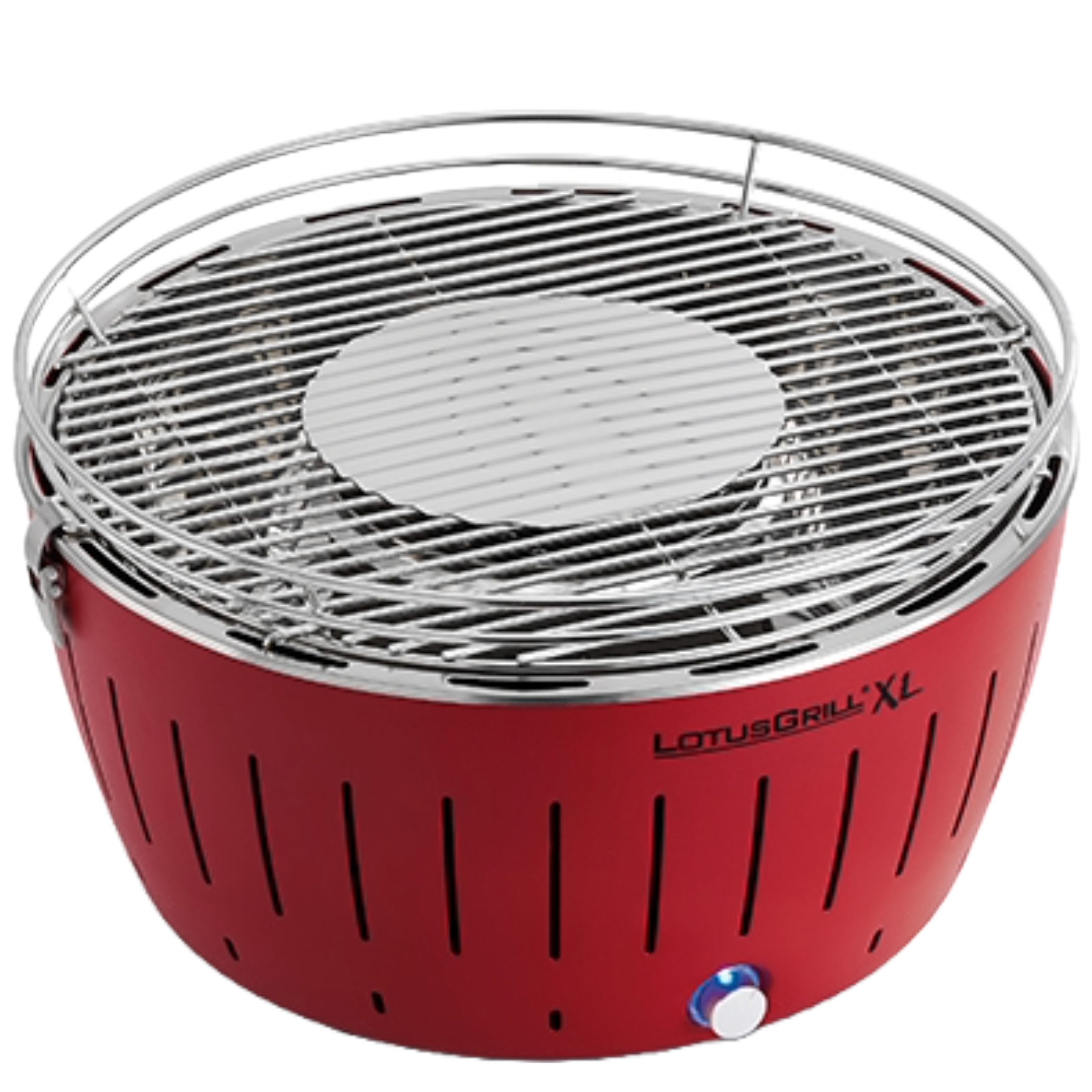 LotusGrill Holzkohlegrill LotusGrill XL Feuerrot G435 der raucharme Holzkohlegrill/Tischgrill