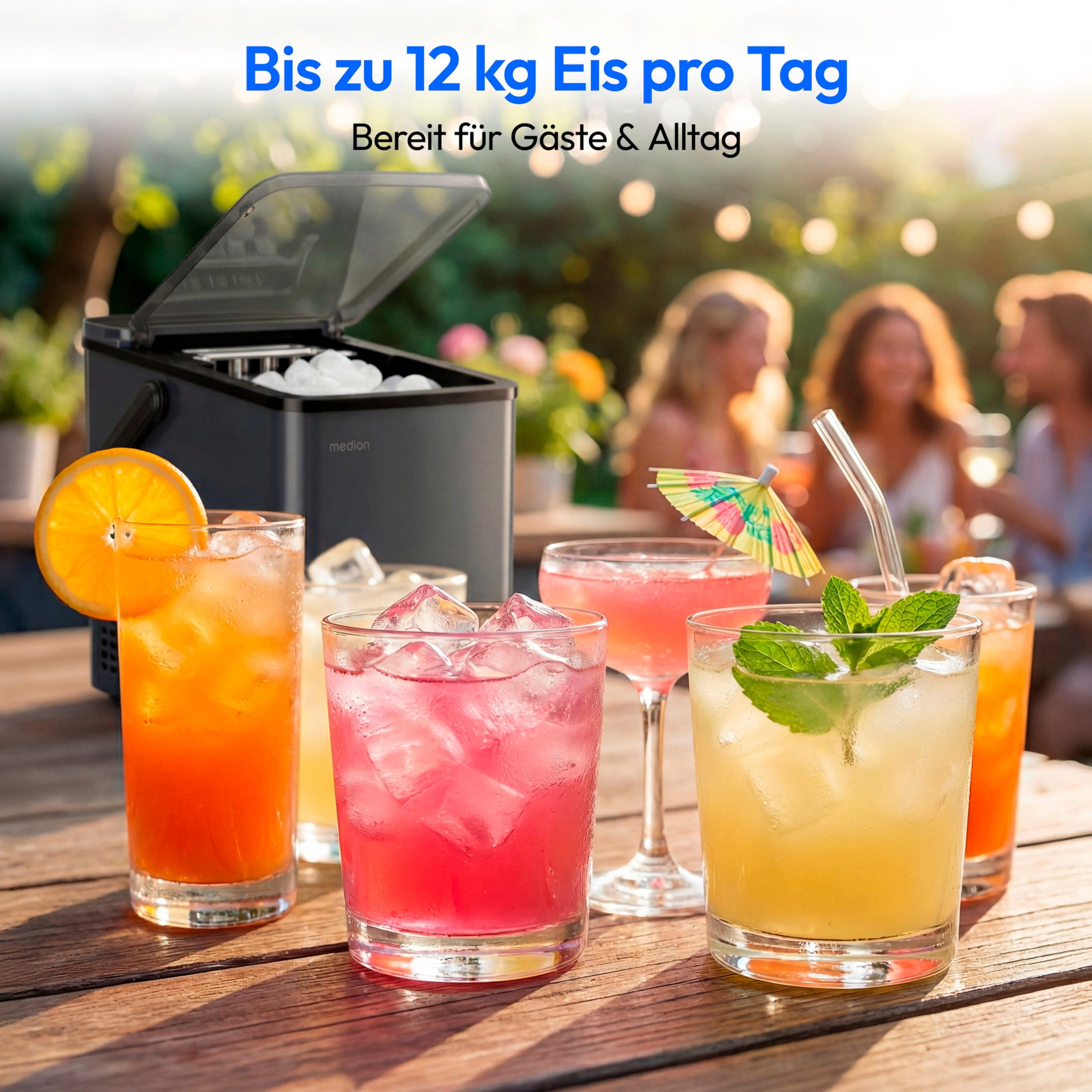 Medion® Elektrischer Eiswürfelbereiter MEDION Eiswürfelbereiter MD 100117 – Bild 4 von 5