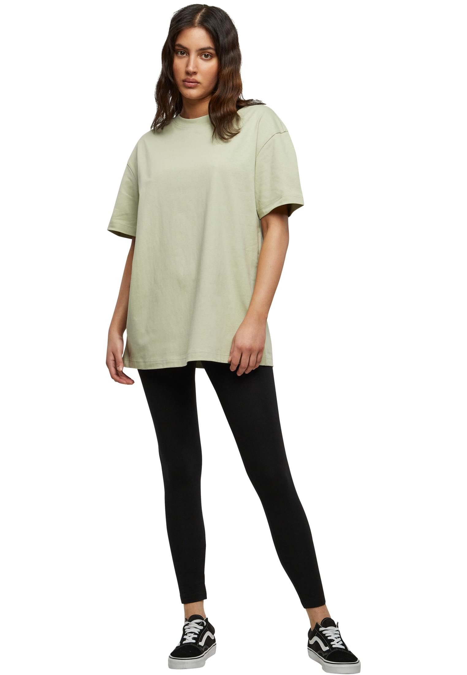 urbandreamz T-Shirt Damen Kurzarm Rundhals Oversized Boyfriend Shirt weit lang – Bild 5 von 5
