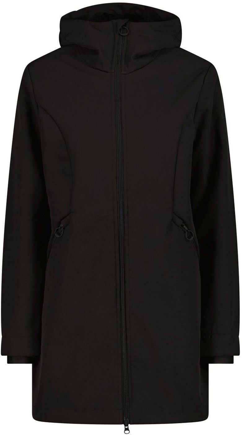CMP Funktionsjacke WOMAN PARKA FIX HOOD NERO