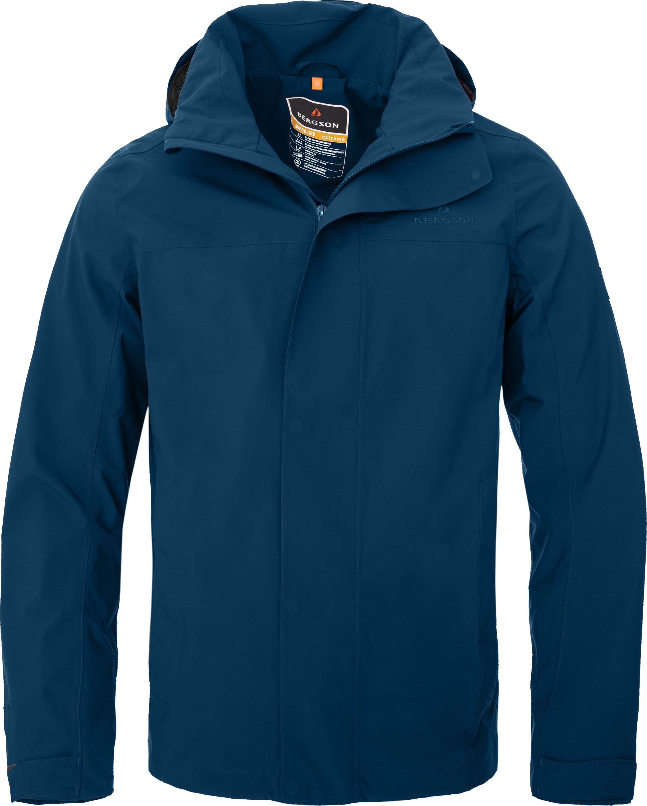 Bergson Regenjacke KAJAANI light Herren Regenjacke, günstig online kaufen