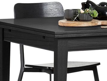 Hammel Furniture Esstisch Basic Sami, schnell innenliegende Einlegeplatten ausziehbar, 180(280)x100 cm, Furnier / Massivholz, stabiler dänische Design Tisch