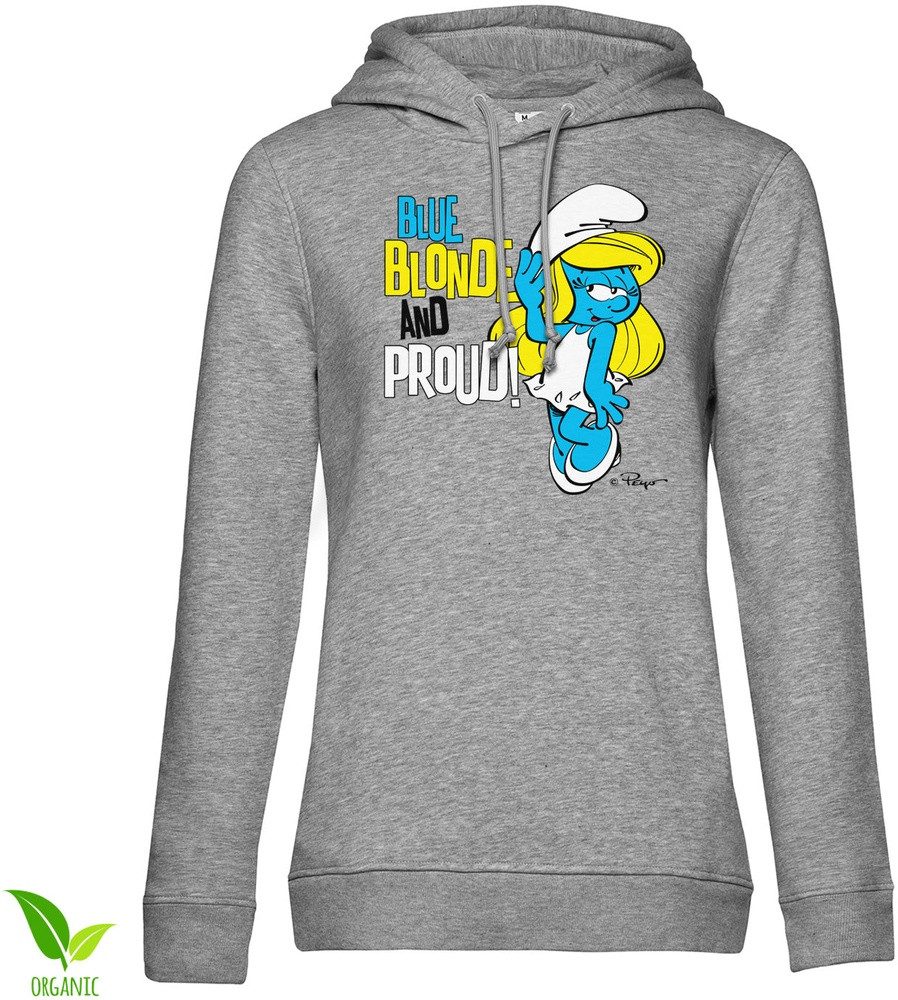 Die Schlümpfe Hoodie Blue, Blonde & Proud Girly Hoodie