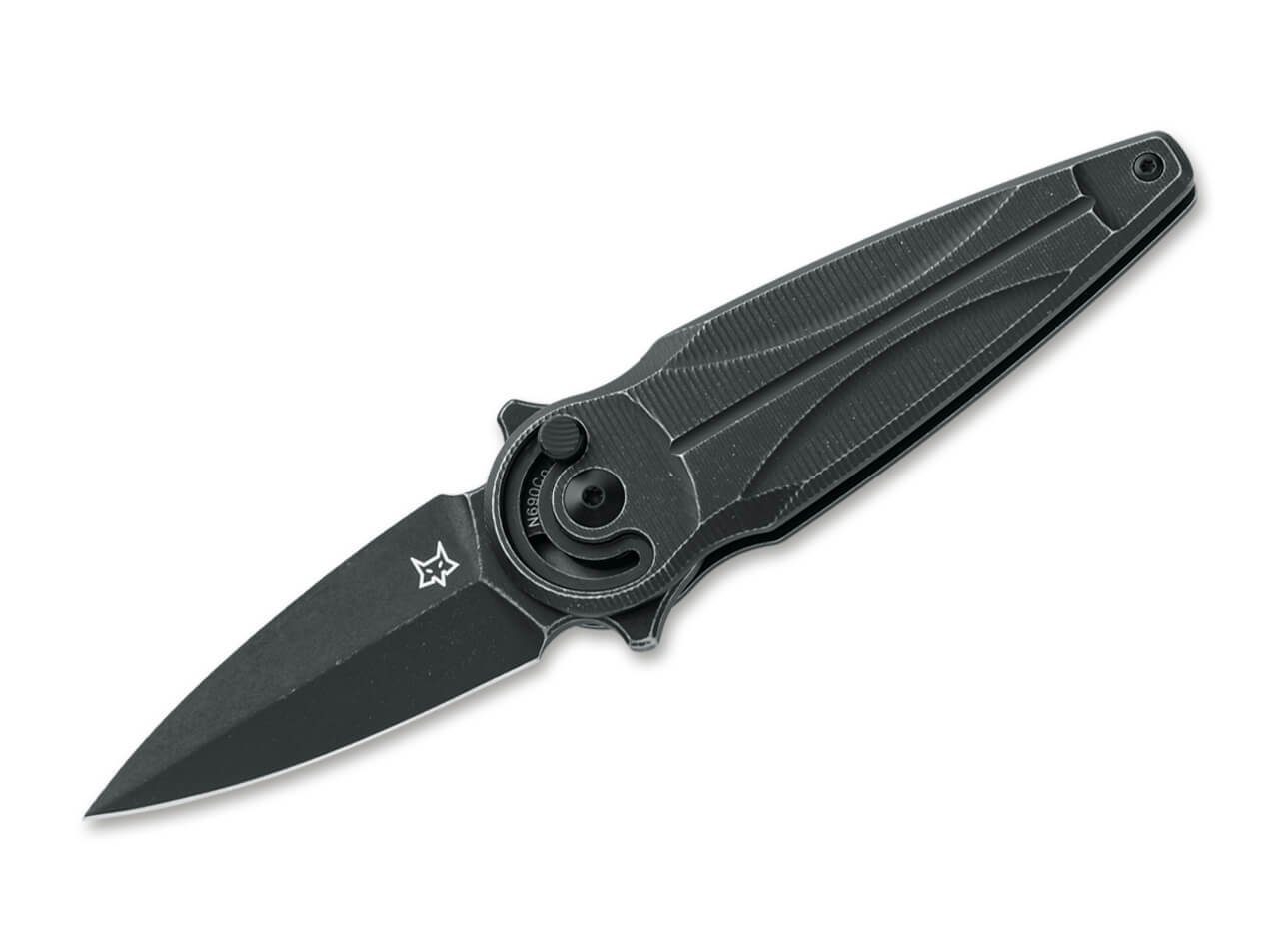 Fox Knives Taschenmesser Fox Black Knives Aluminum Saturn Einhandmesser All