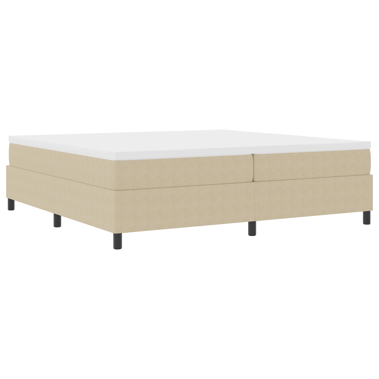 vidaXL Bett Boxspringbett Hellgrün Grau 200x200 günstig online kaufen