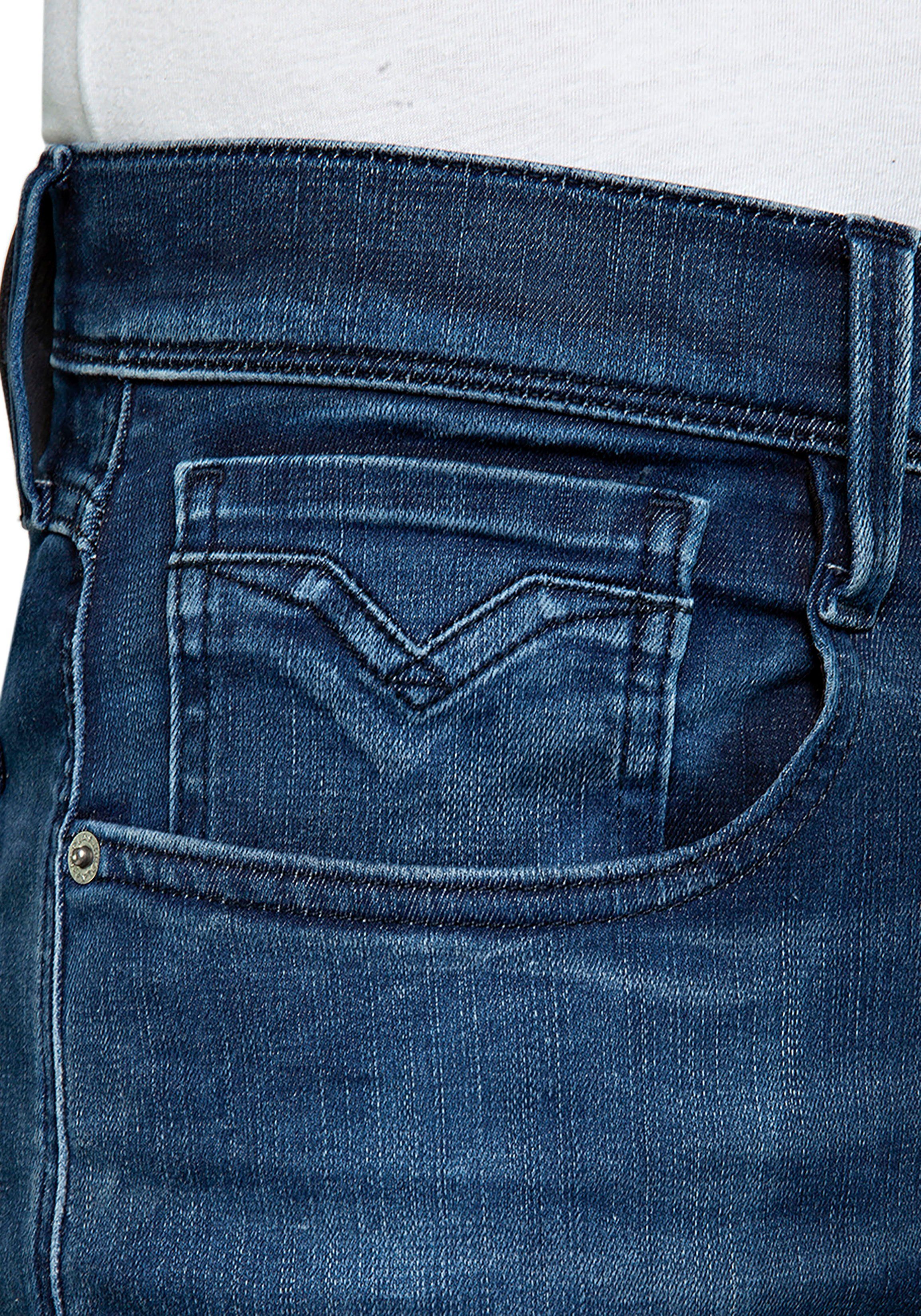 darkblue-wash Replay HYPERFLEX BIO ANBASS Slim-fit-Jeans